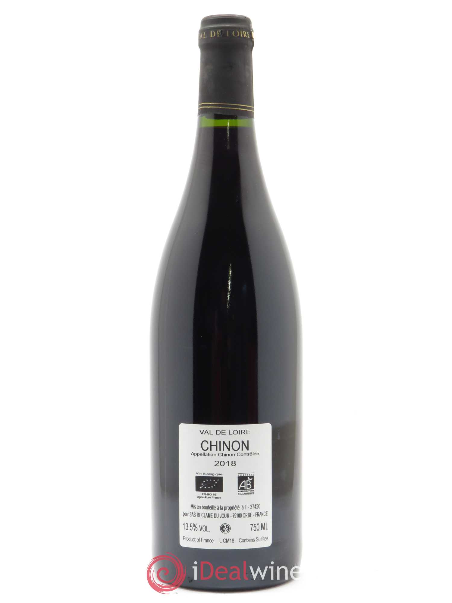 Chinon Manquant Nicolas Réau 2018 - Lot of 1 bottle - 1