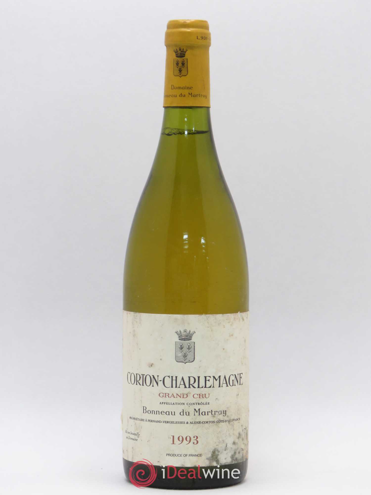 Corton-Charlemagne Grand Cru Bonneau du Martray (Domaine) 1993 - Lot of 1 bottle - 0