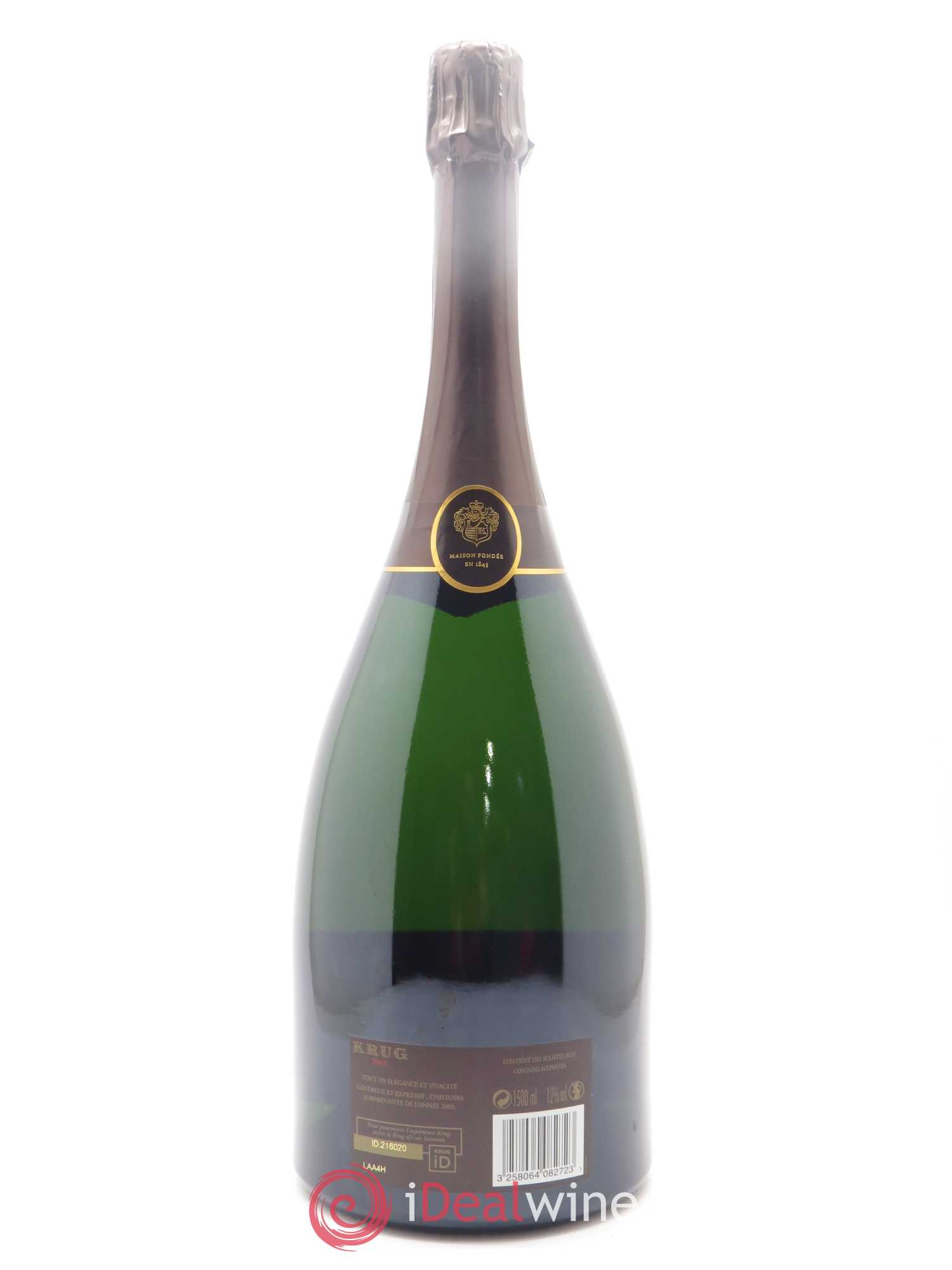 Vintage Krug 2003 - Lot de 1 magnum - 1