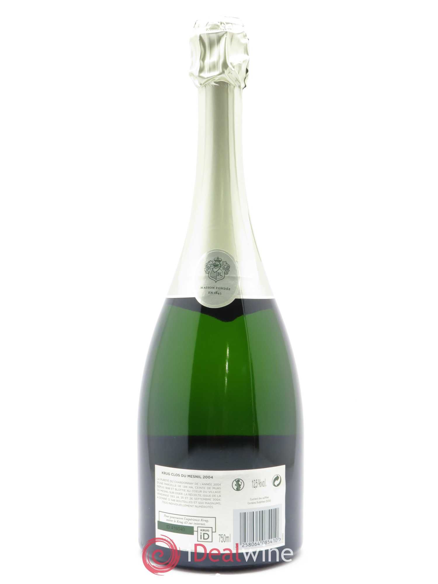 Clos du Mesnil Krug 2004 - Lot de 1 bouteille - 2