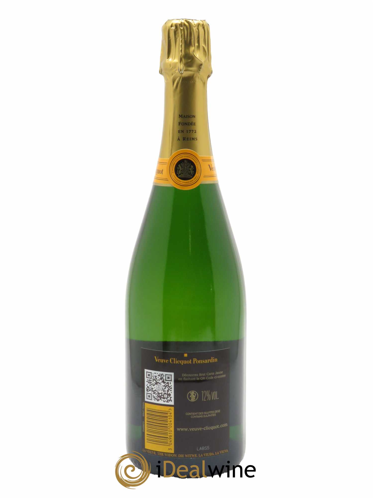 Brut Carte Jaune Veuve Clicquot Ponsardin - Posten von 1 Flasche - 2