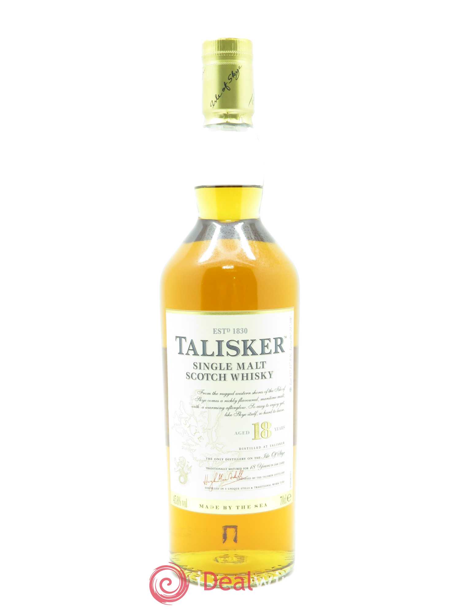 Talisker Single Malt Aged 18 Years (70cl) - Lot de 1 bouteille - 1