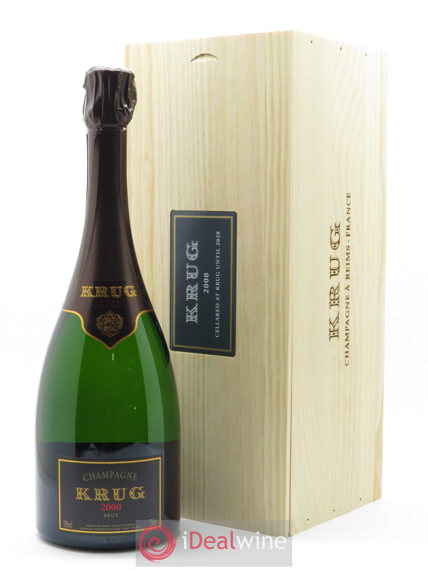 Coffret Vintage Krug (Original-holzkiste ab 1) 2000 - Posten von 1 Flasche - 0