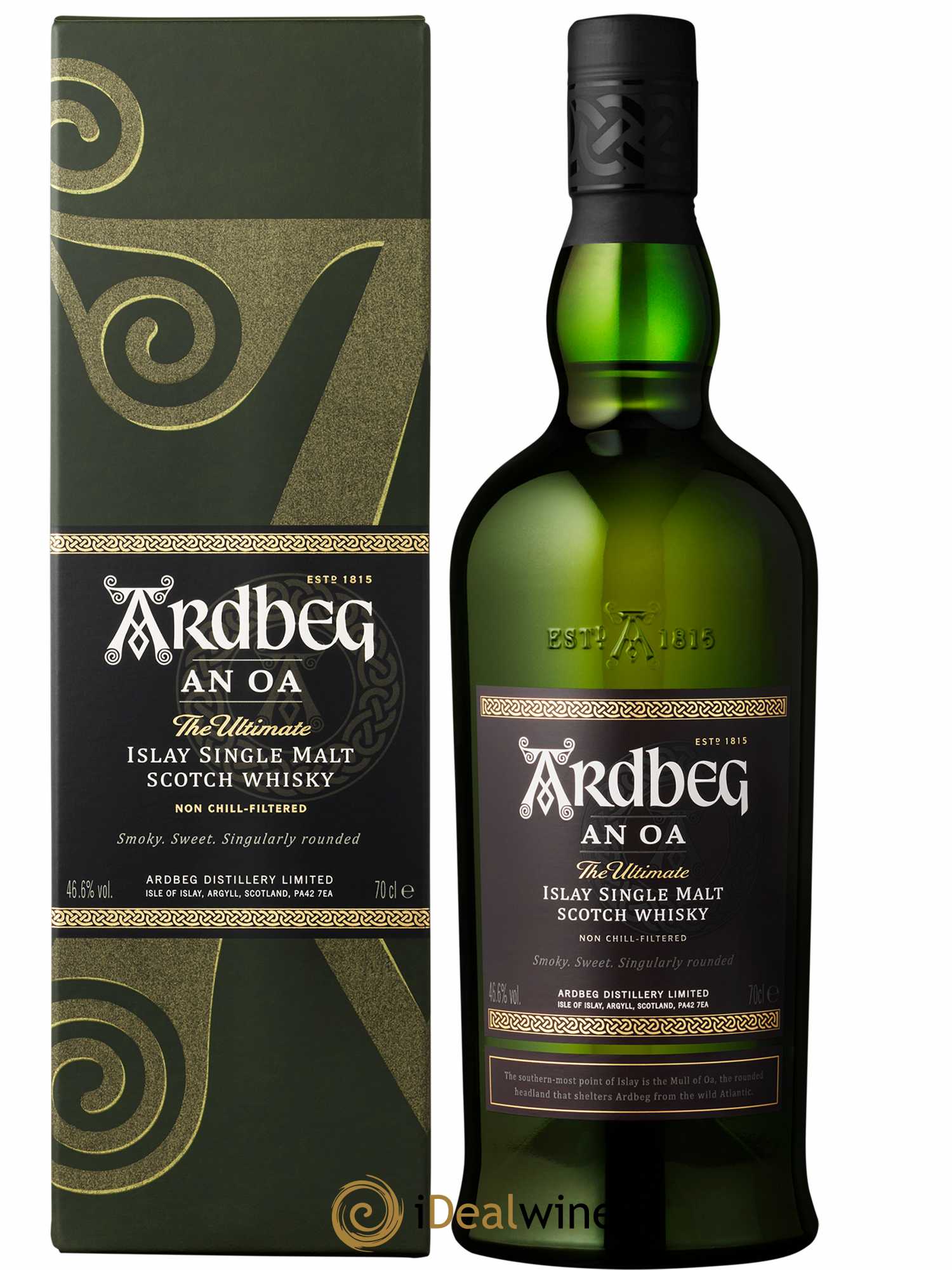 Whisky Ardbeg An Oa (70cl) - Lotto di 1 bottiglia - 0