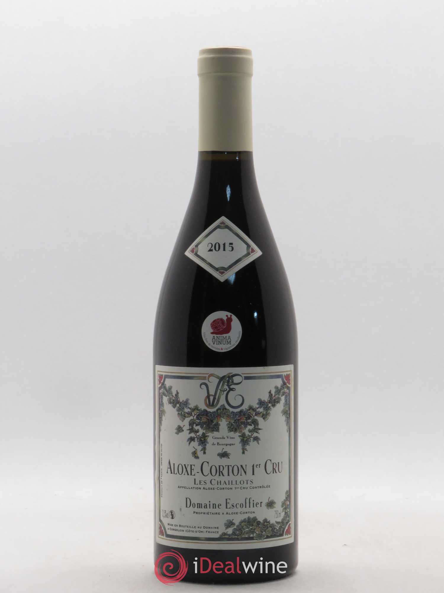 Aloxe-Corton 1er Cru Les Chaillots Domaine Escoffier 2015 - Lot de 1 bouteille - 0