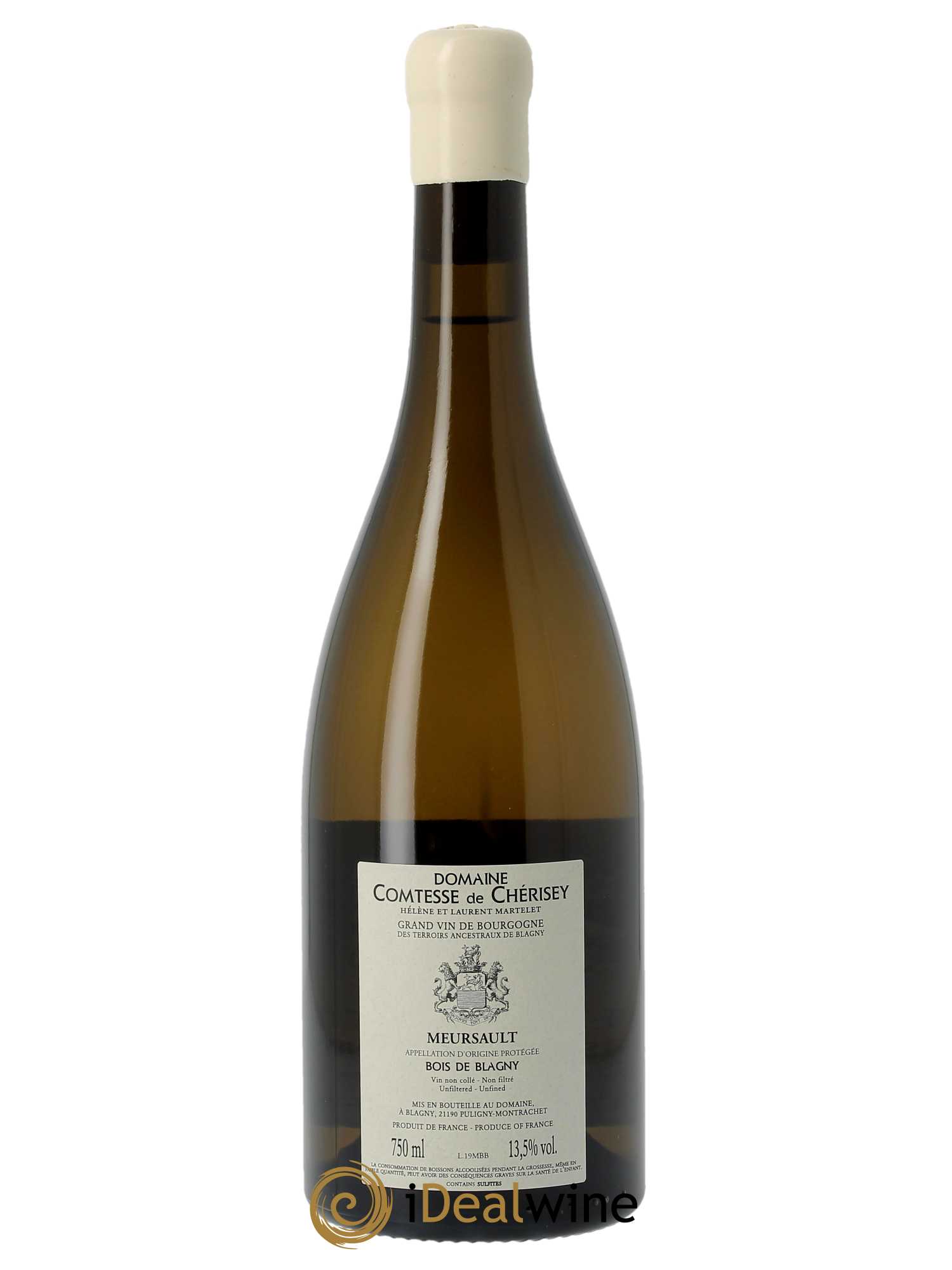 Meursault Bois de Blagny Martelet de Cherisey (Domaine) 2019 - Lot de 1 bouteille - 1