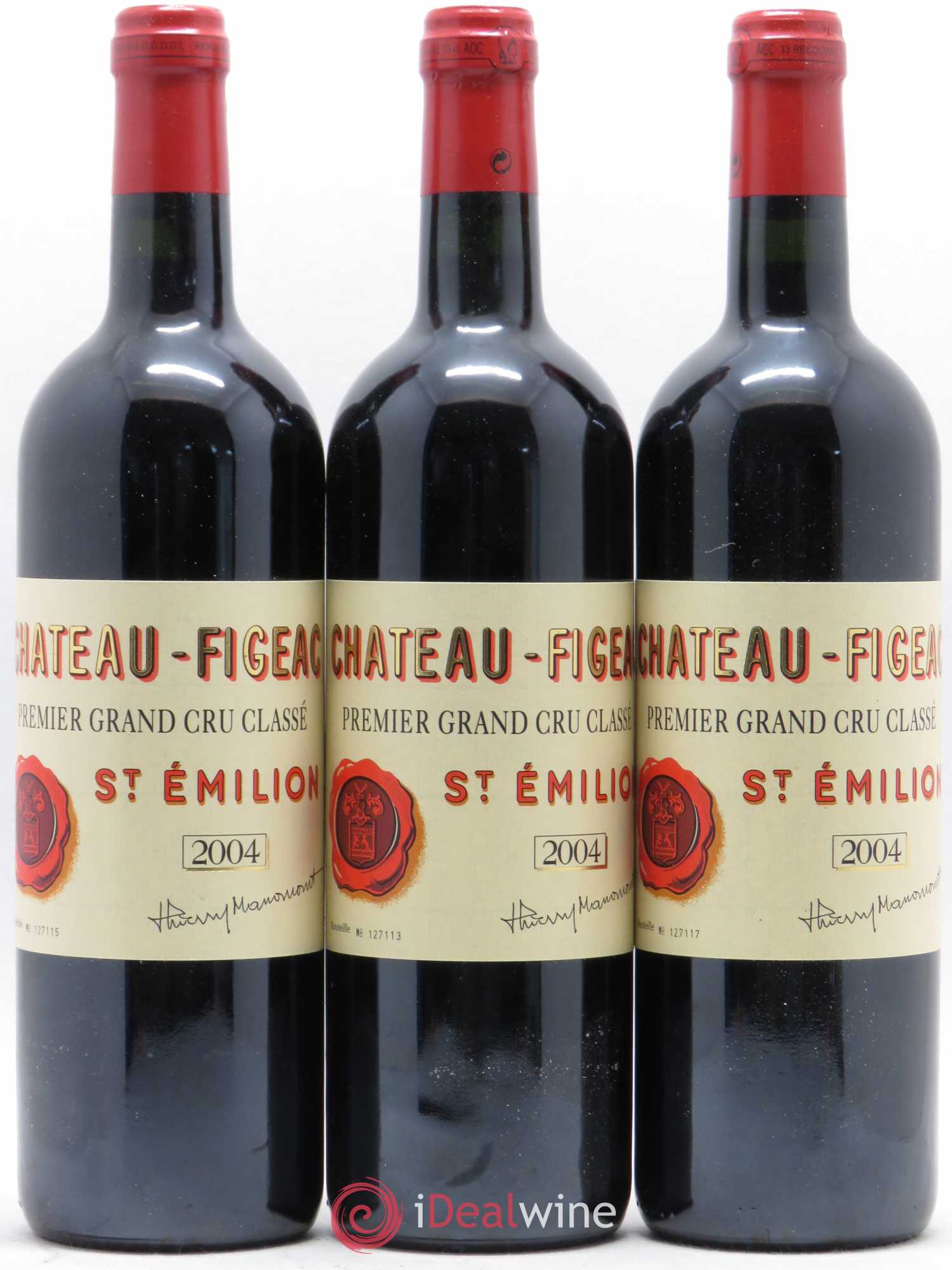 Château Figeac 1er Grand Cru Classé A 2004 - Lot de 6 bouteilles - 1