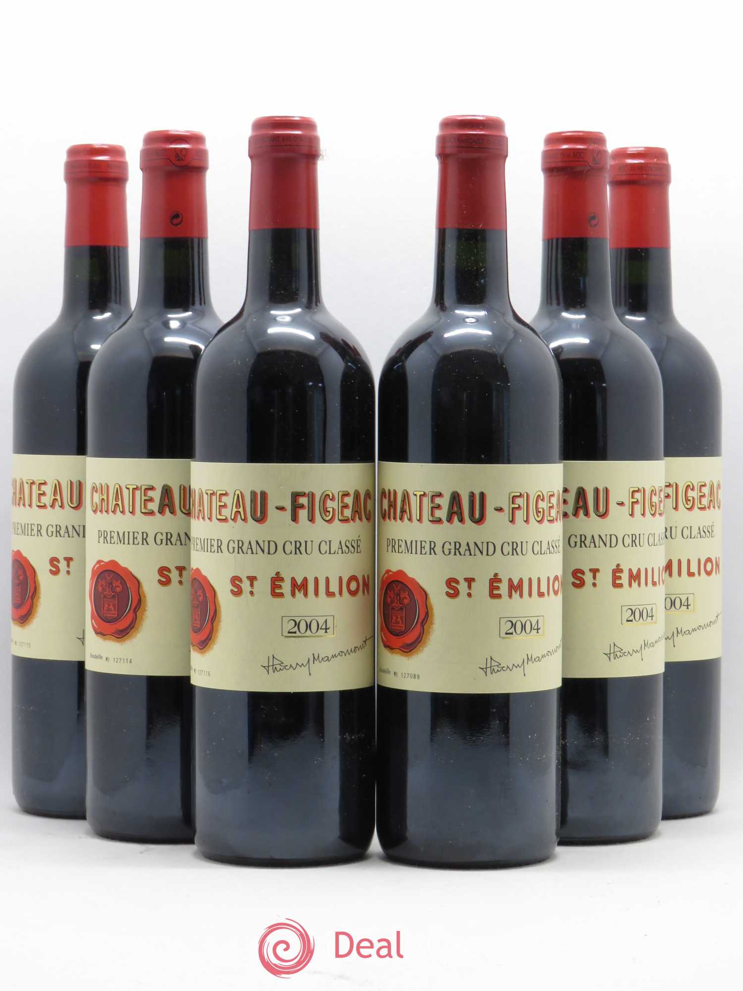 Château Figeac 1er Grand Cru Classé A 2004 - Lot de 6 bouteilles - 0