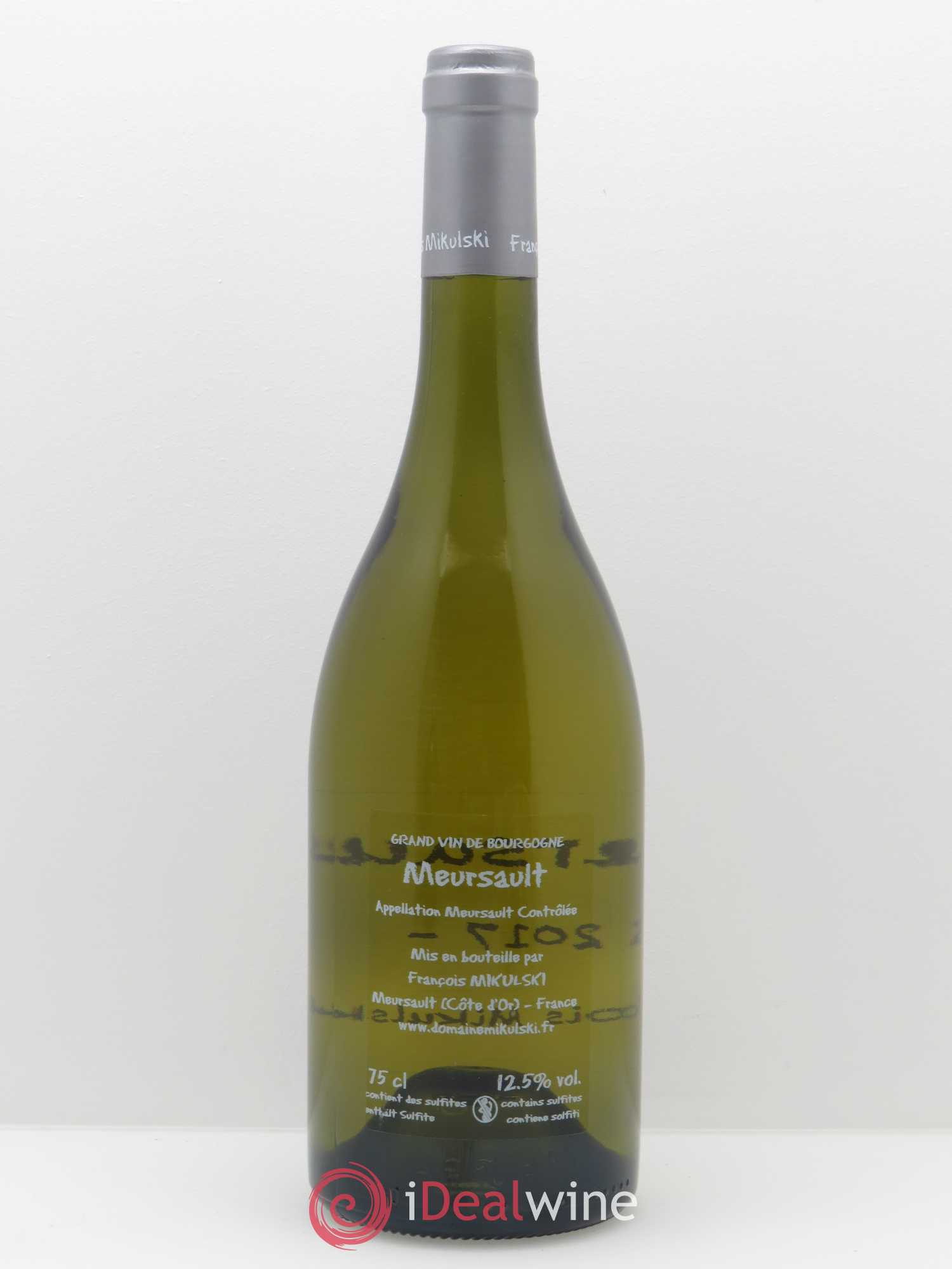 Meursault François Mikulski 2017 - Lot de 1 bouteille - 1