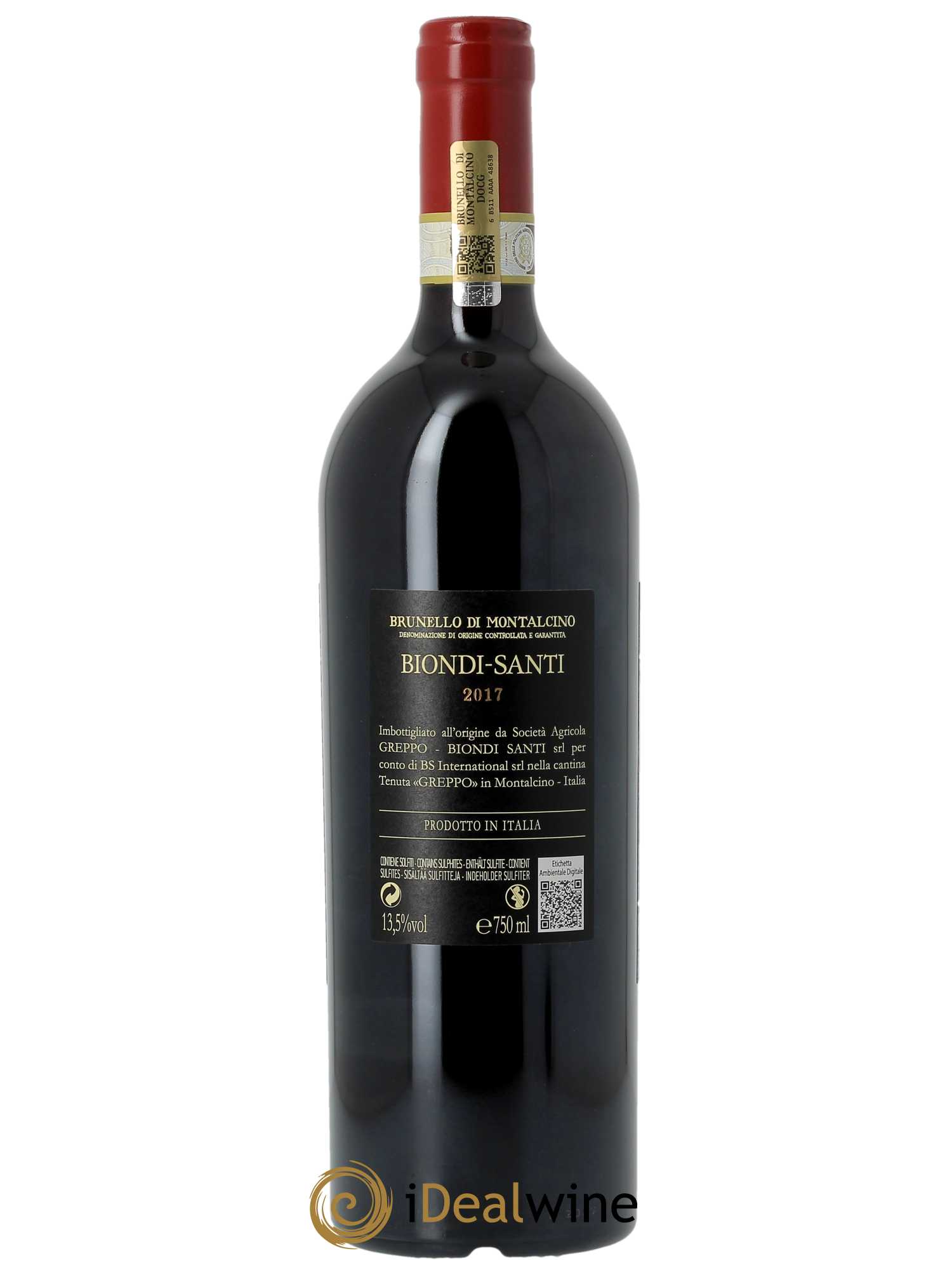 Brunello di Montalcino DOCG Biondi-Santi Tenuta Greppo  2017 - Lotto di 1 bottiglia - 1