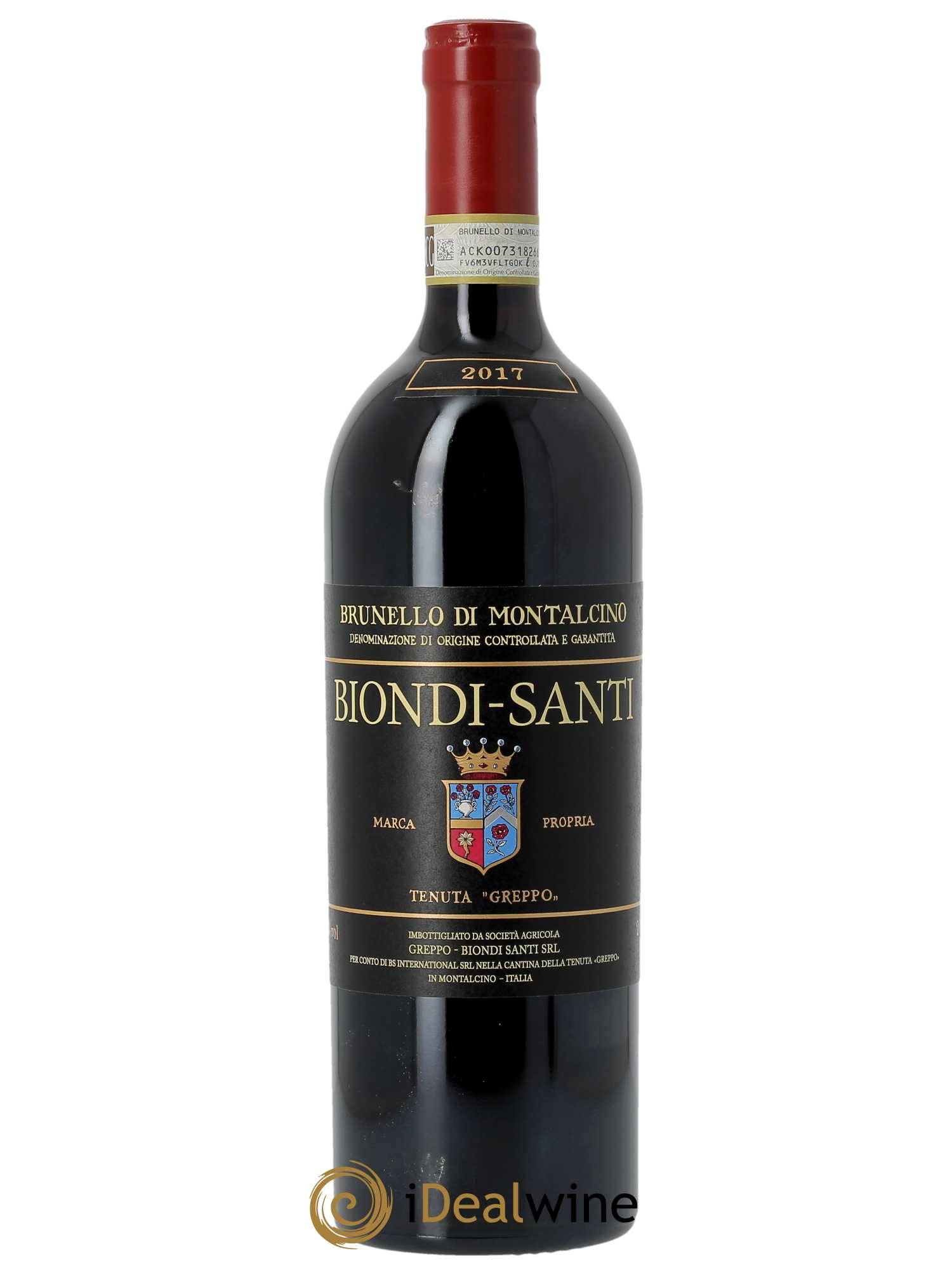 Brunello di Montalcino DOCG Biondi-Santi Tenuta Greppo  2017 - Lotto di 1 bottiglia - 0