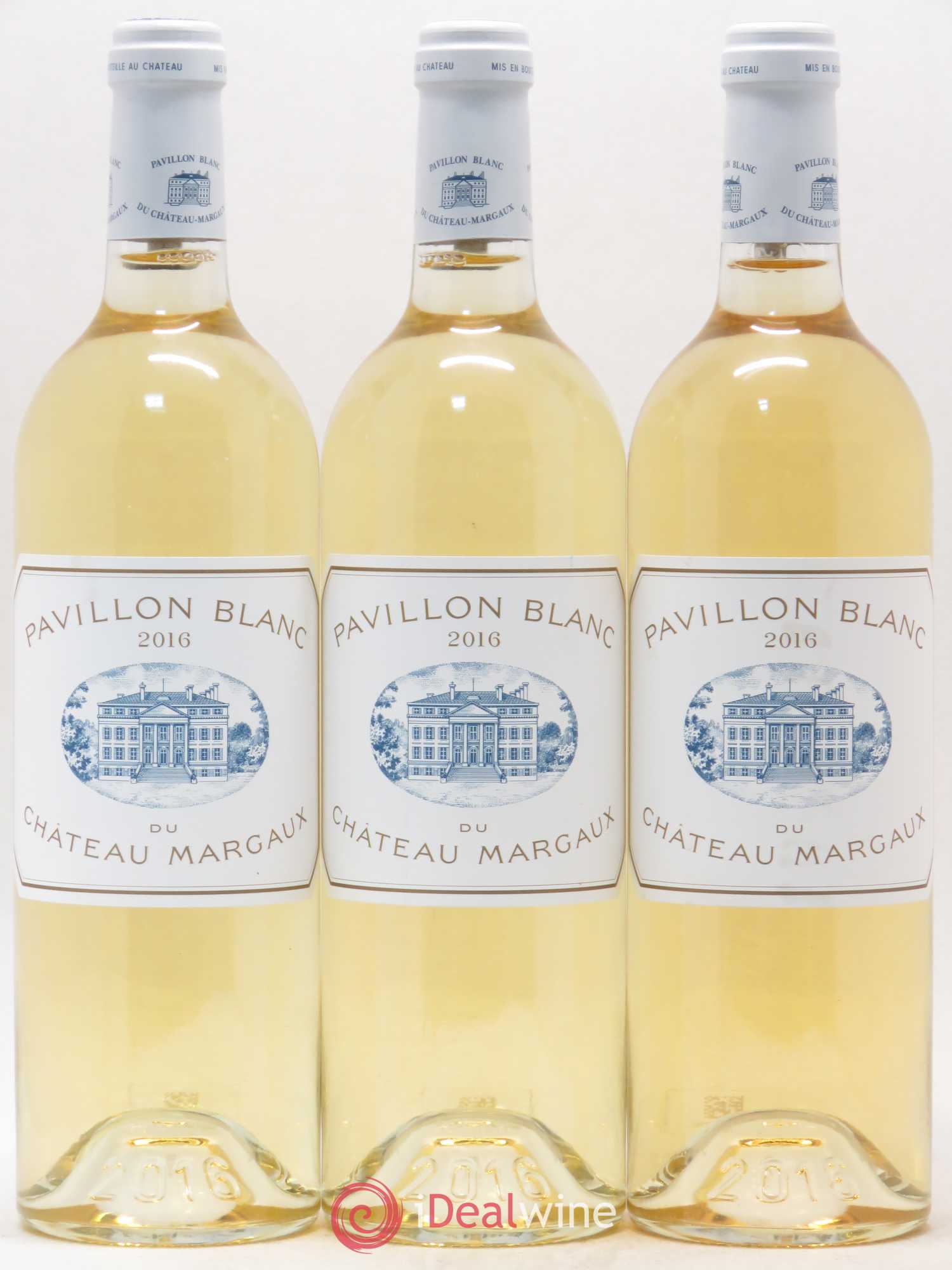 Pavillon Blanc du Château Margaux 2016 - Lot of 3 bottles - 0