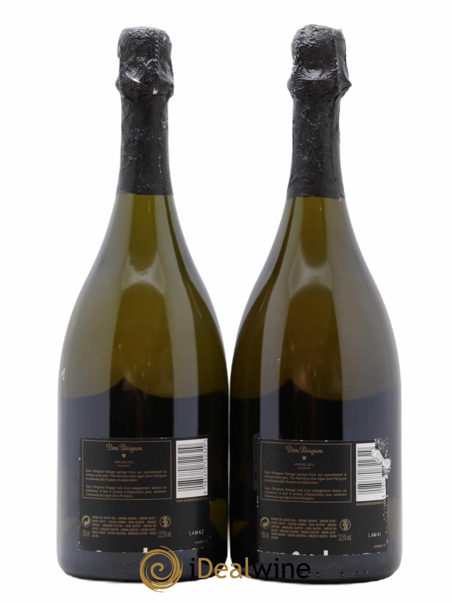 Brut Dom Pérignon 2012 - Lot of 2 bottles - 1