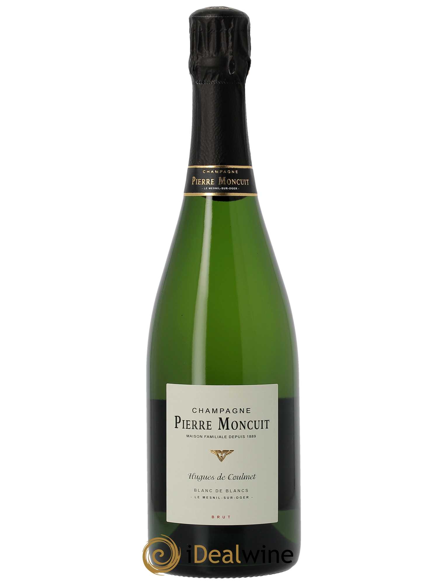 Brut Blanc de Blancs Hugues de Coulmet Pierre Moncuit  - Posten von 1 Flasche - 0