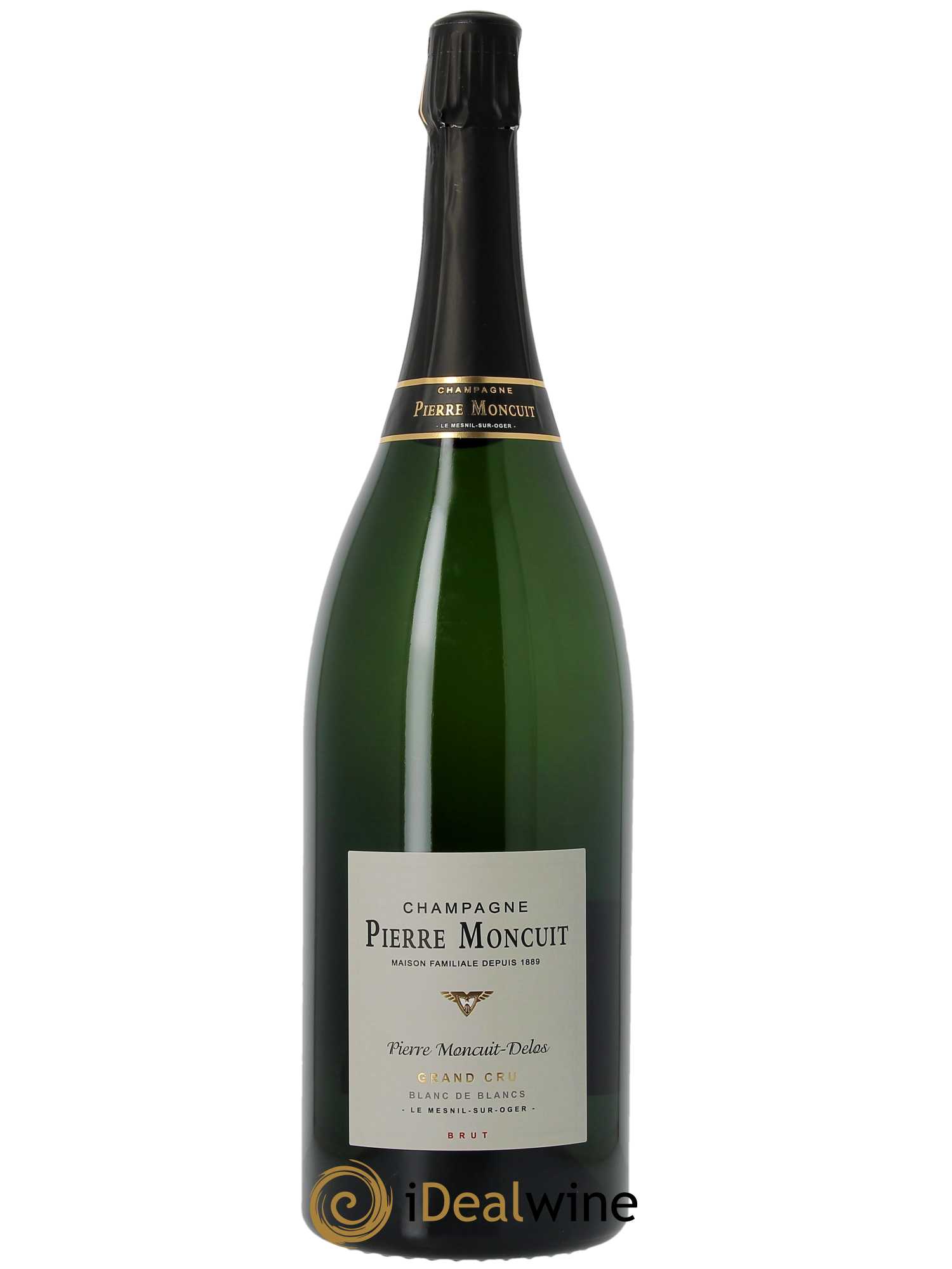 Pierre Moncuit-Delos Grand Cru Brut Pierre Moncuit - Lot of 1 double magnum - 1