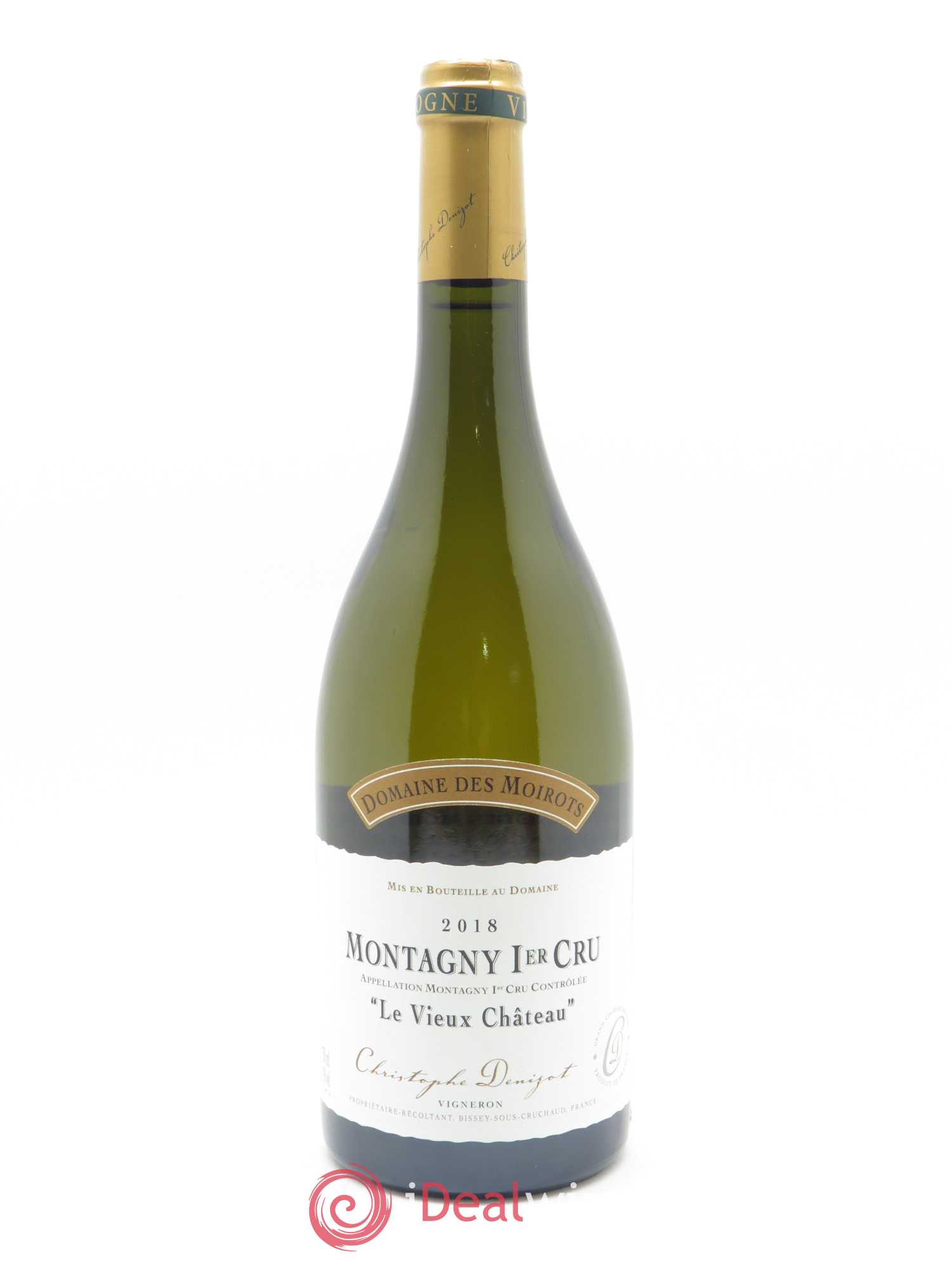 Montagny 1er Cru Le Vieux Chateau Domaine des Moirots 2018 - Lot de 1 bouteille - 0