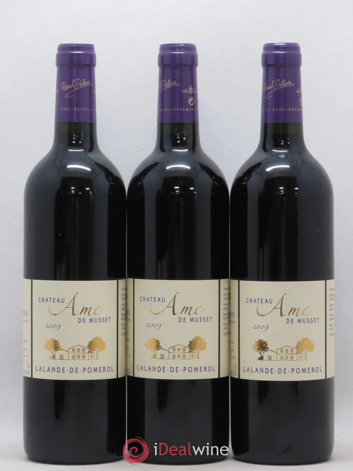 Lalande-de-Pomerol Chateau Ame de Musset 2009 - Lot de 6 bouteilles - 2