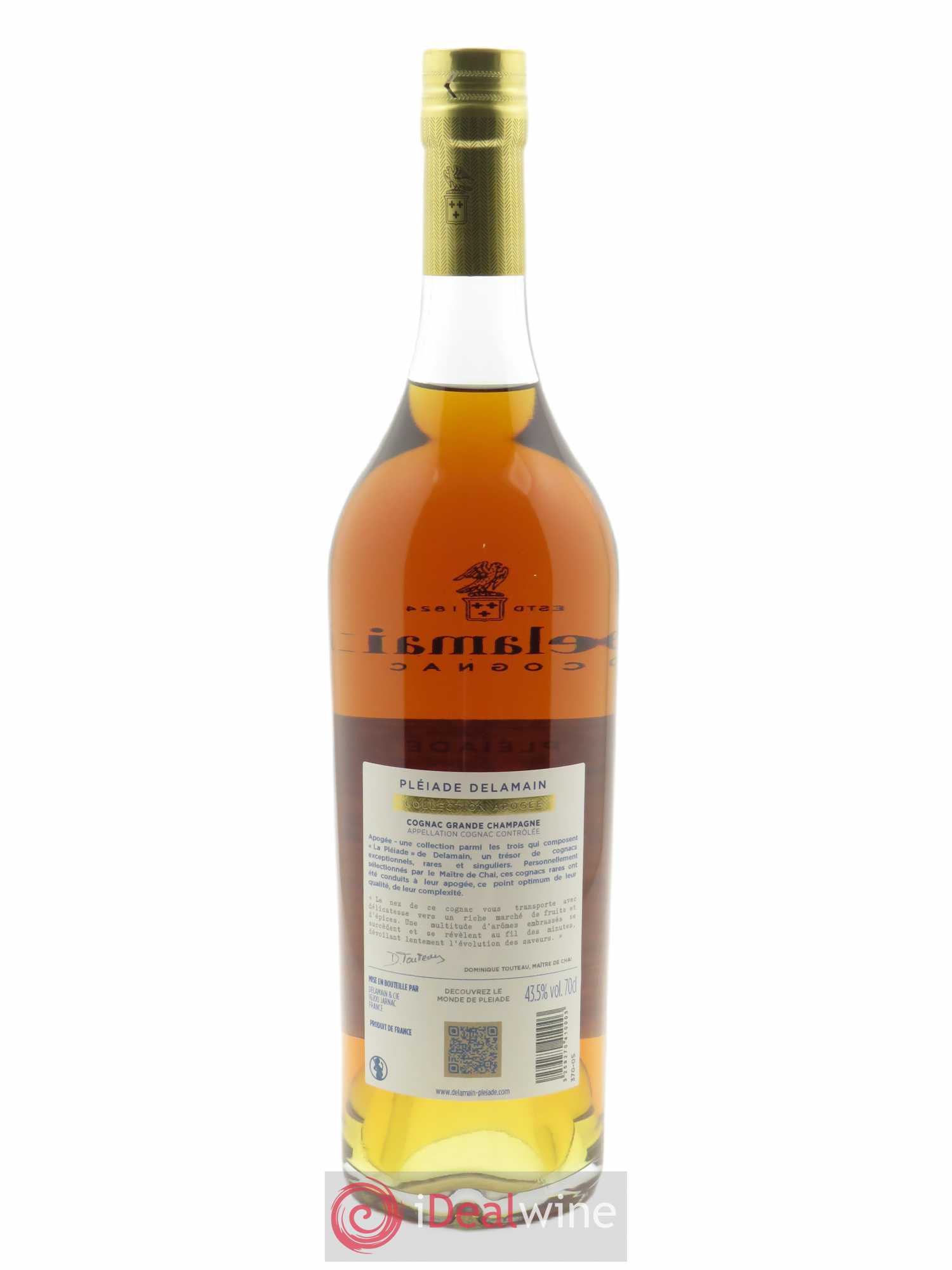 Cognac Delamain Grande Champagne Pléiade Ancestral (70cl) - Posten von 1 Flasche - 1