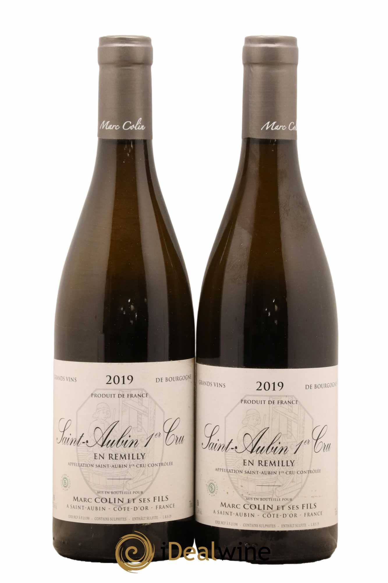 Saint-Aubin 1er Cru En Rémilly Marc Colin & Fils 2019 - Posten von 2 Flaschen - 0