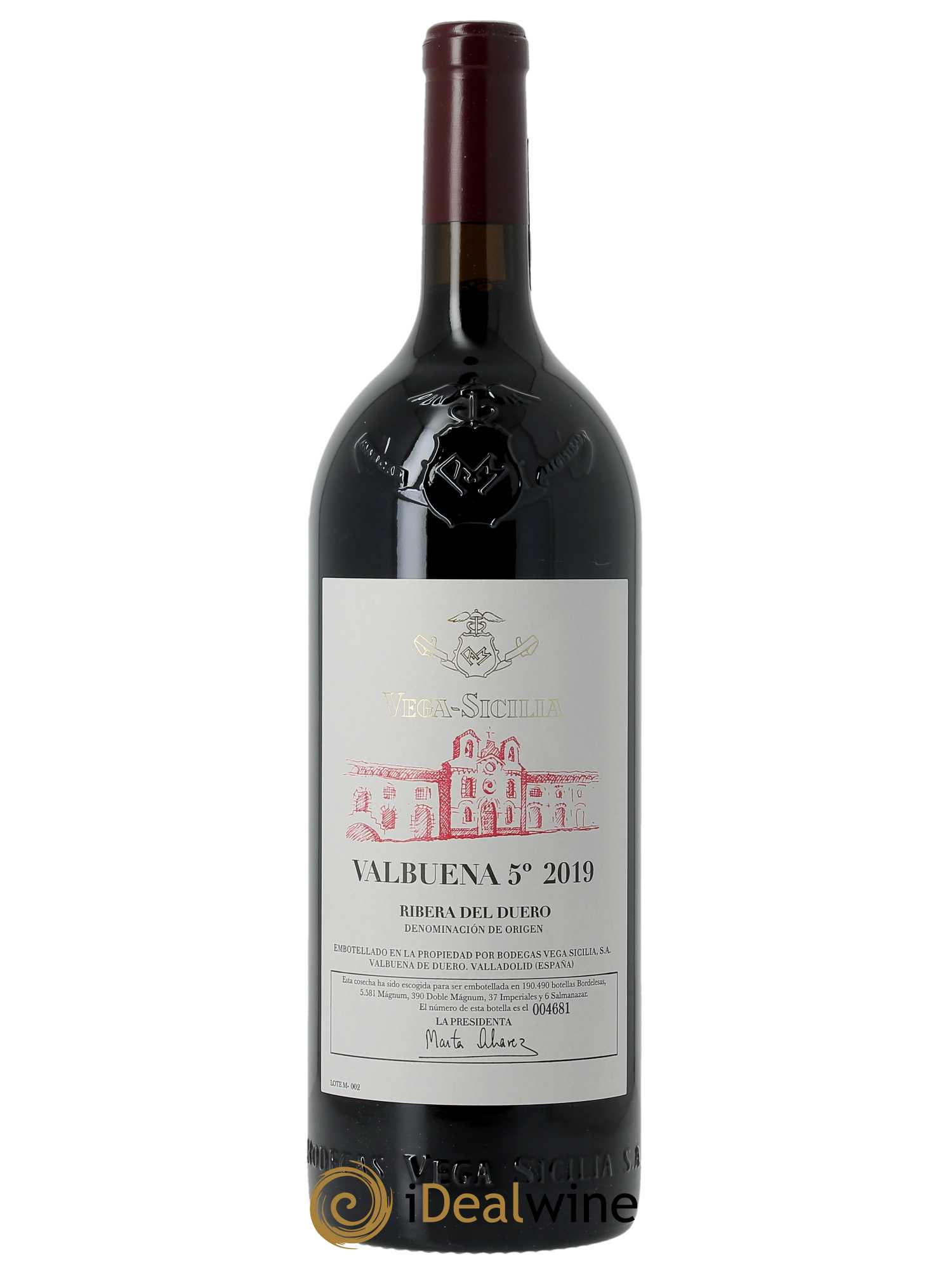 Ribera Del Duero DO Vega Sicilia Valbuena 5 ano Famille Alvarez  2019 - Lotto di 1 magnum - 1