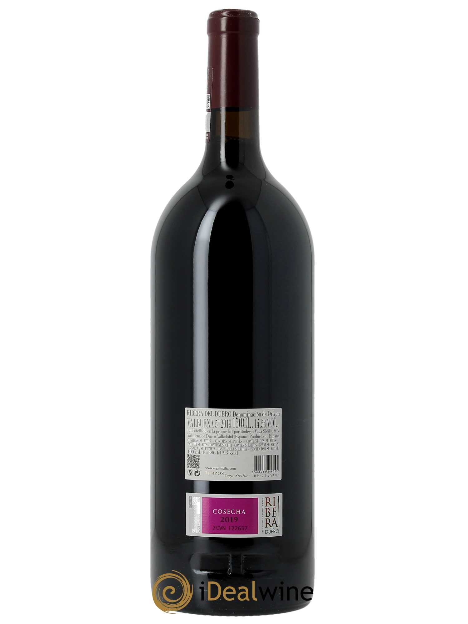 Ribera Del Duero DO Vega Sicilia Valbuena 5 ano Famille Alvarez  2019 - Lot de 1 magnum - 2