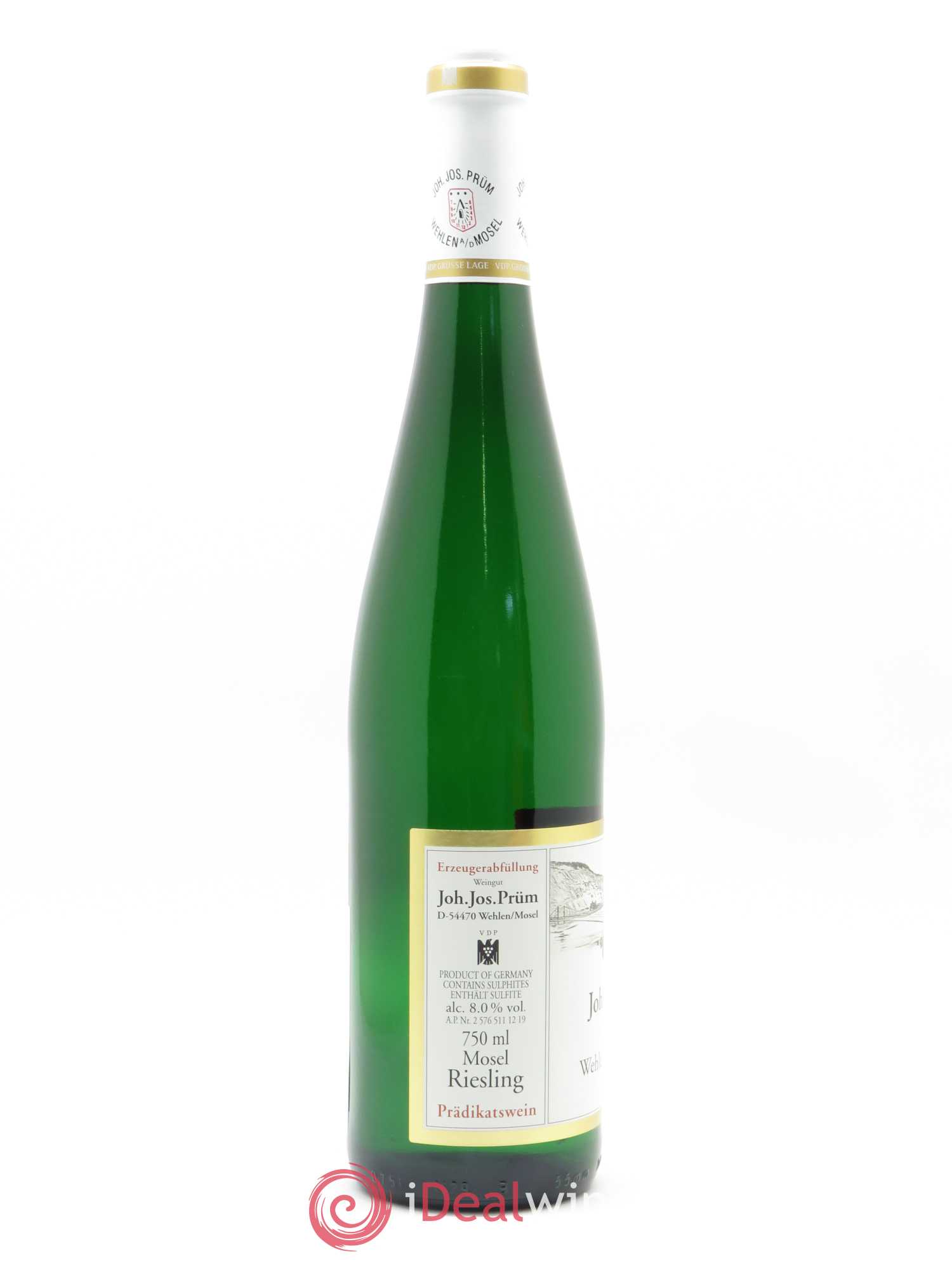 Riesling Joh. Jos. Prum Wehlener Sonnenuhr Auslese 2018 - Lot de 1 bouteille - 1