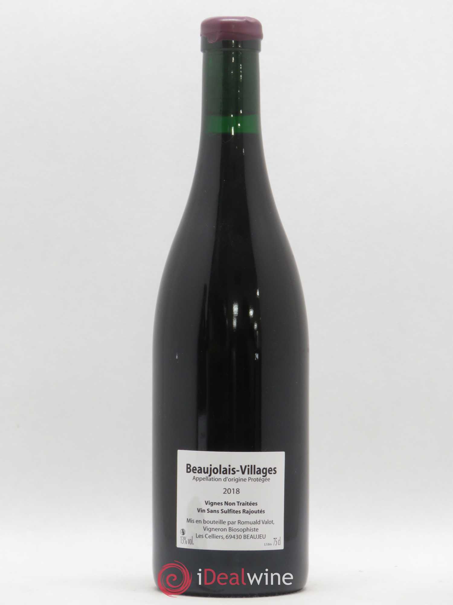 Beaujolais Villages Electron Libre Romuald Valot (sans prix de réserve) 2018 - Lot de 1 bouteille - 1