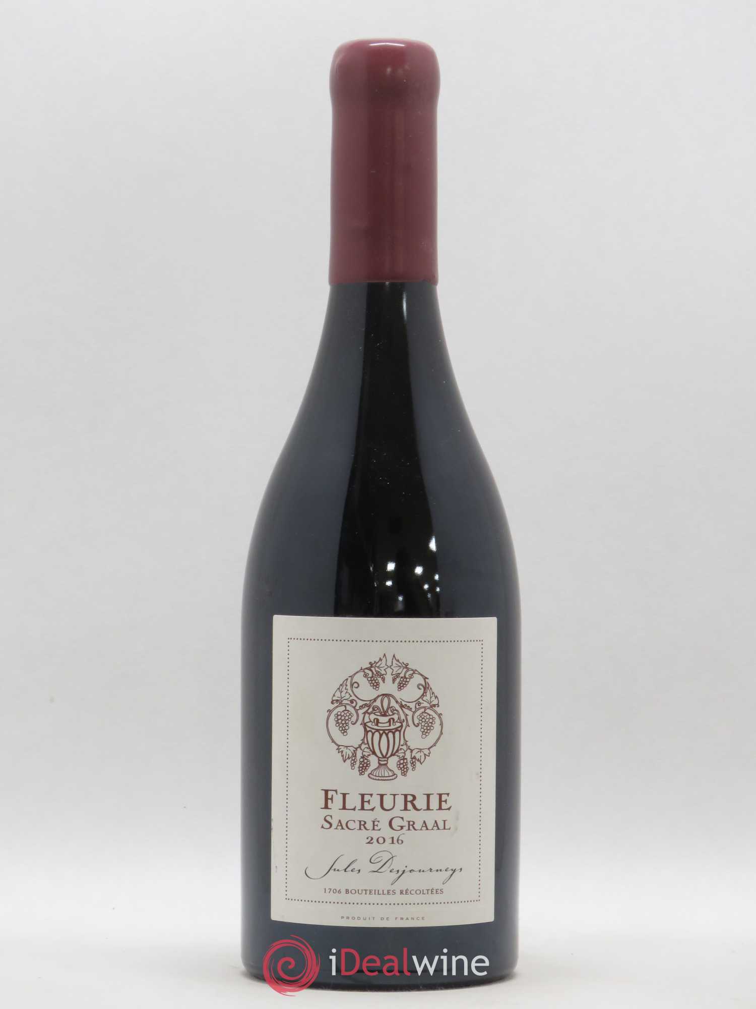 Fleurie Sacré Graal Jules Desjourneys 2016 - Lot de 1 bouteille - 0