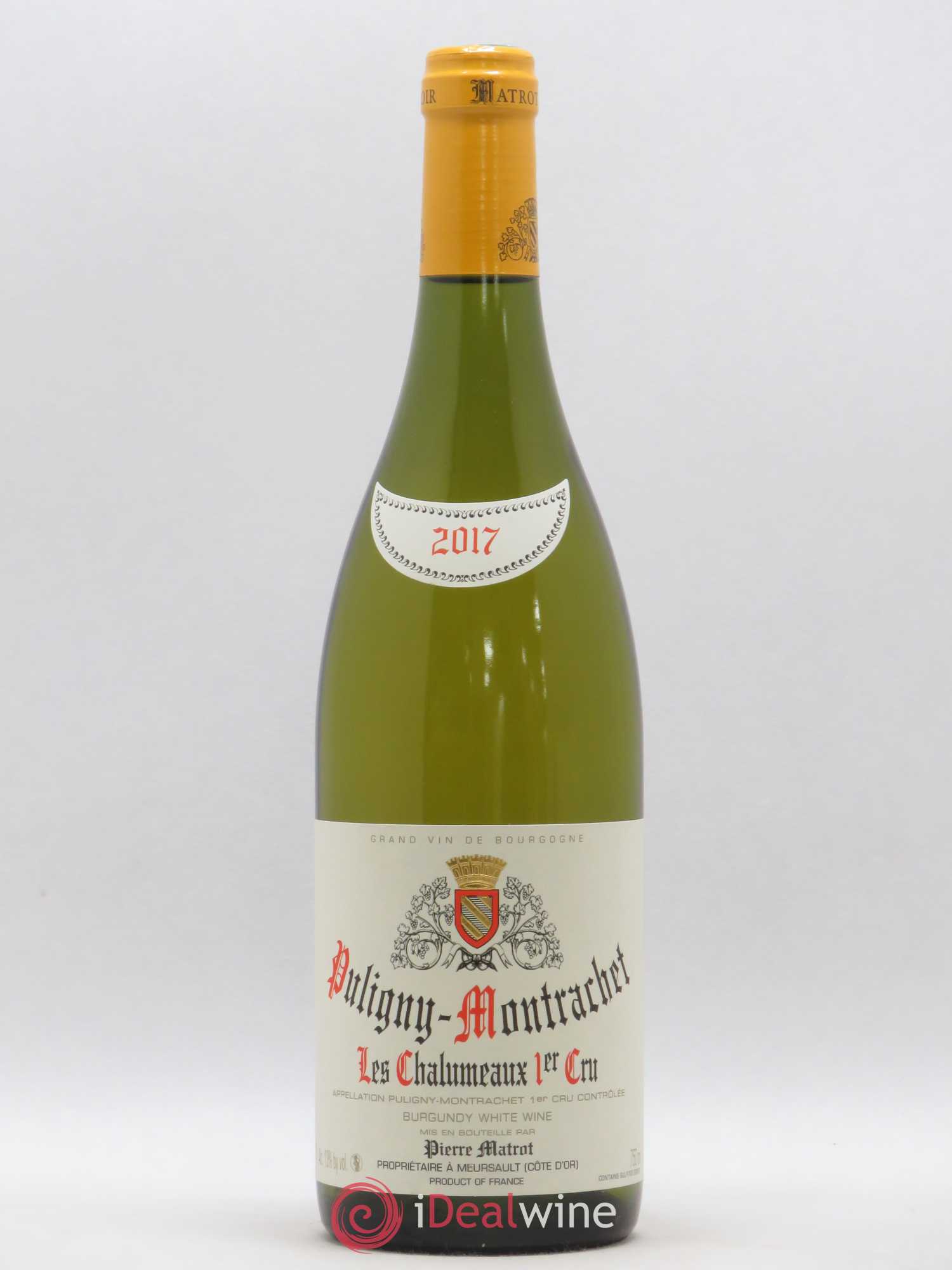 Puligny-Montrachet 1er Cru Les Chalumeaux Matrot 2017 - Lot de 1 bouteille - 0