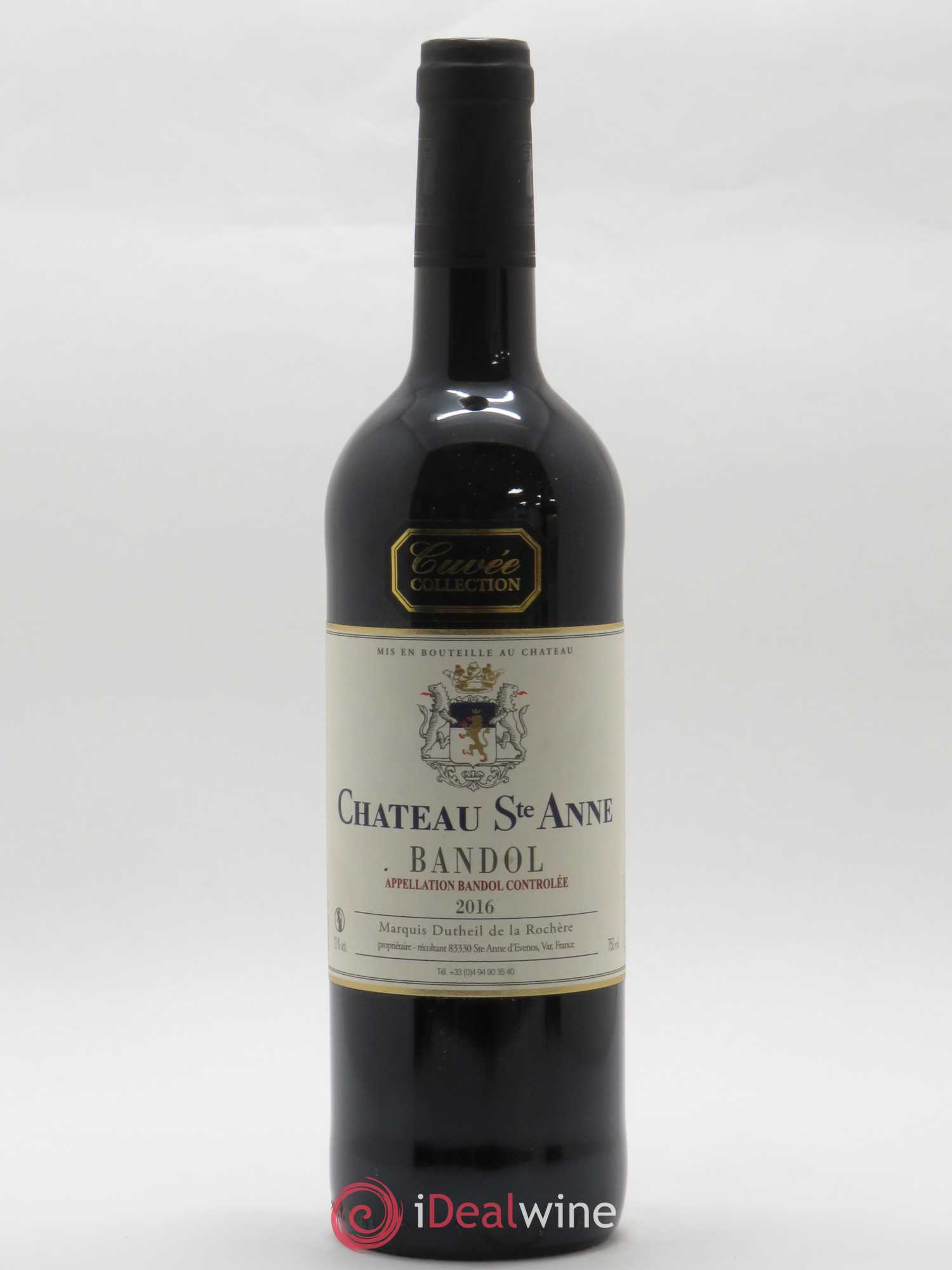 Bandol Château Saint Anne cuvée Collection 2016 - Lot de 1 bouteille - 0