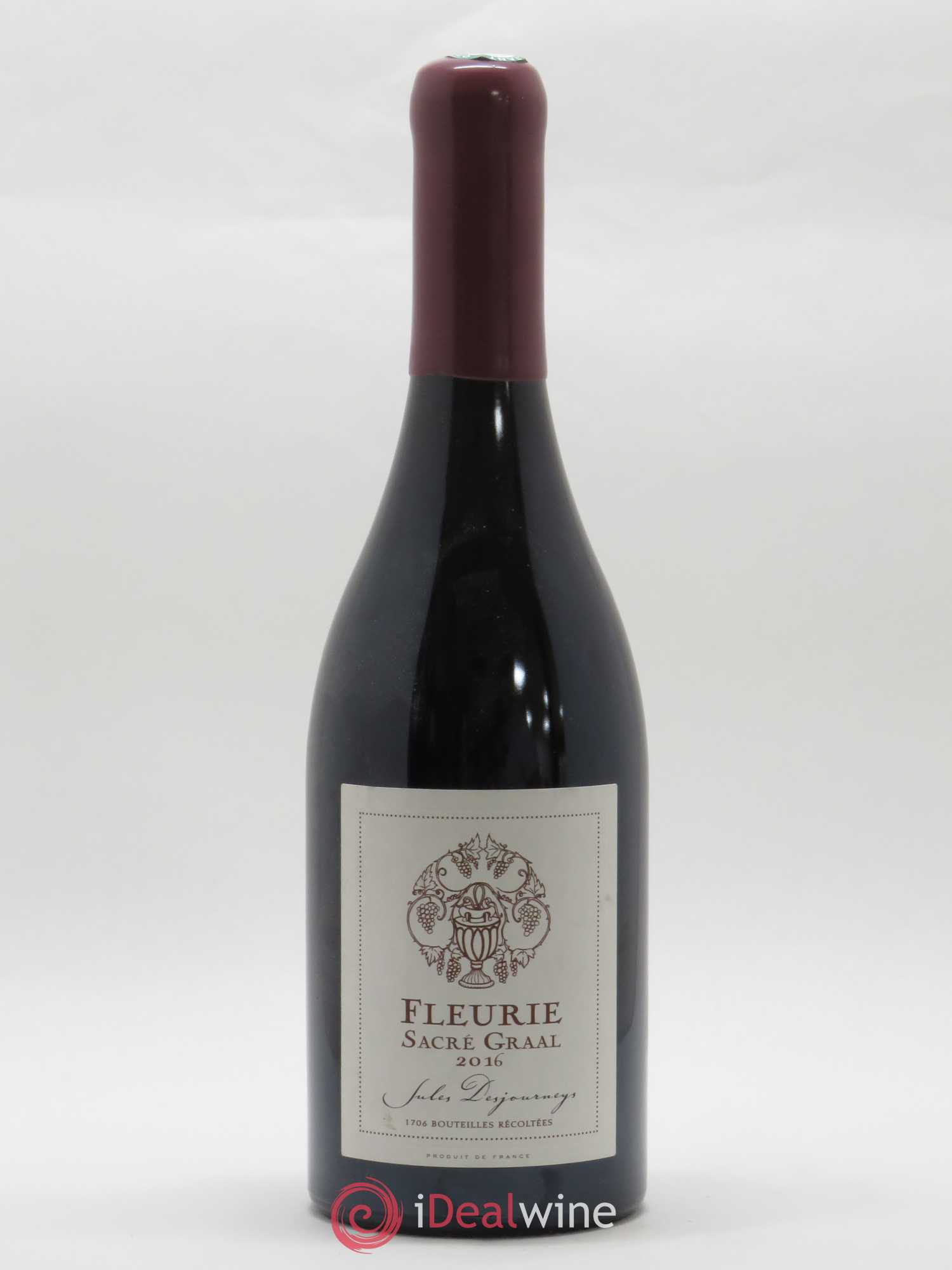 Fleurie Sacré Graal Jules Desjourneys 2016 - Lot de 1 bouteille - 0