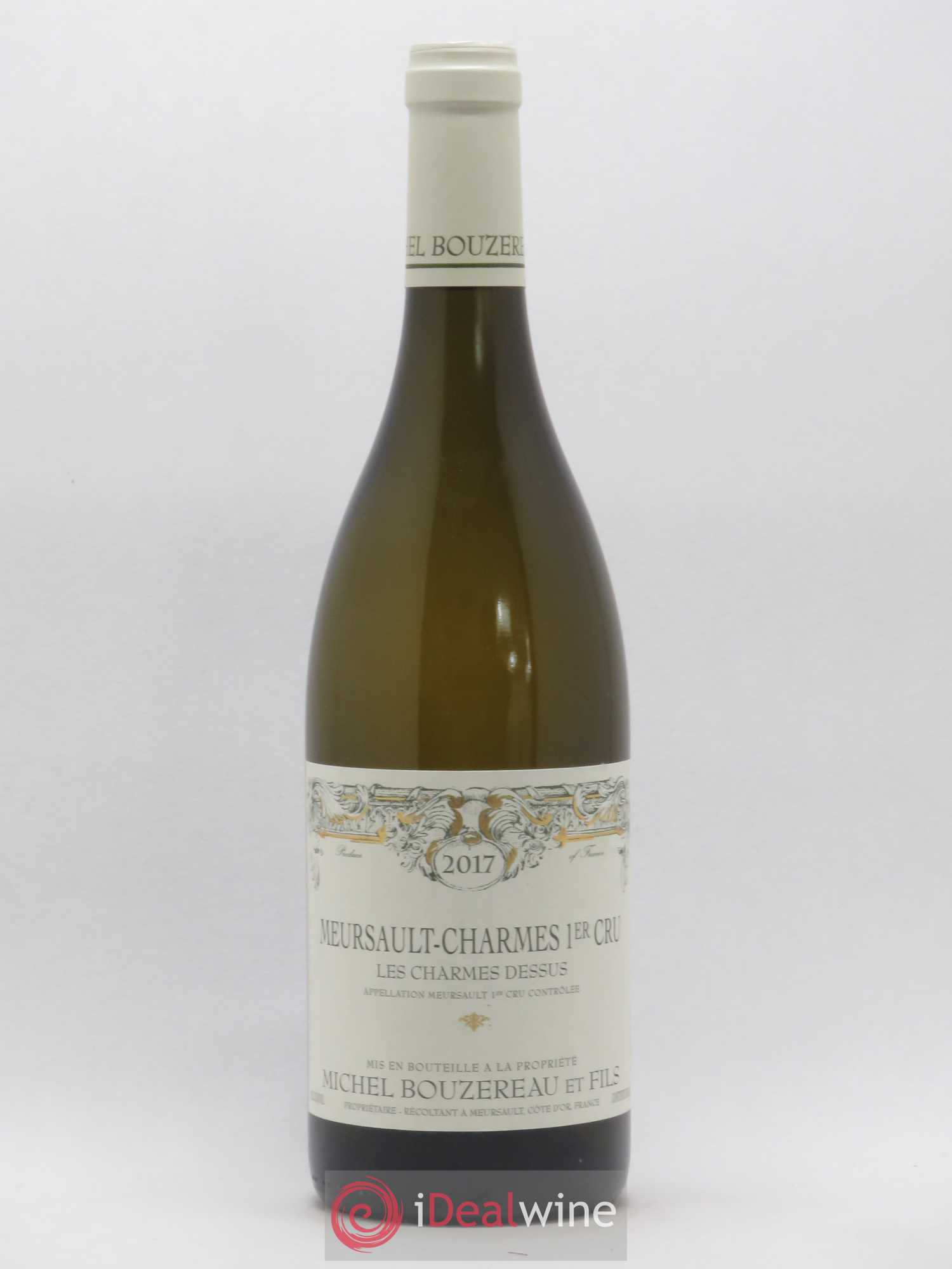 Meursault 1er Cru Charmes Les Charmes Dessus Michel Bouzereau et Fils (Domaine) 2017 - Lot of 1 bottle - 0