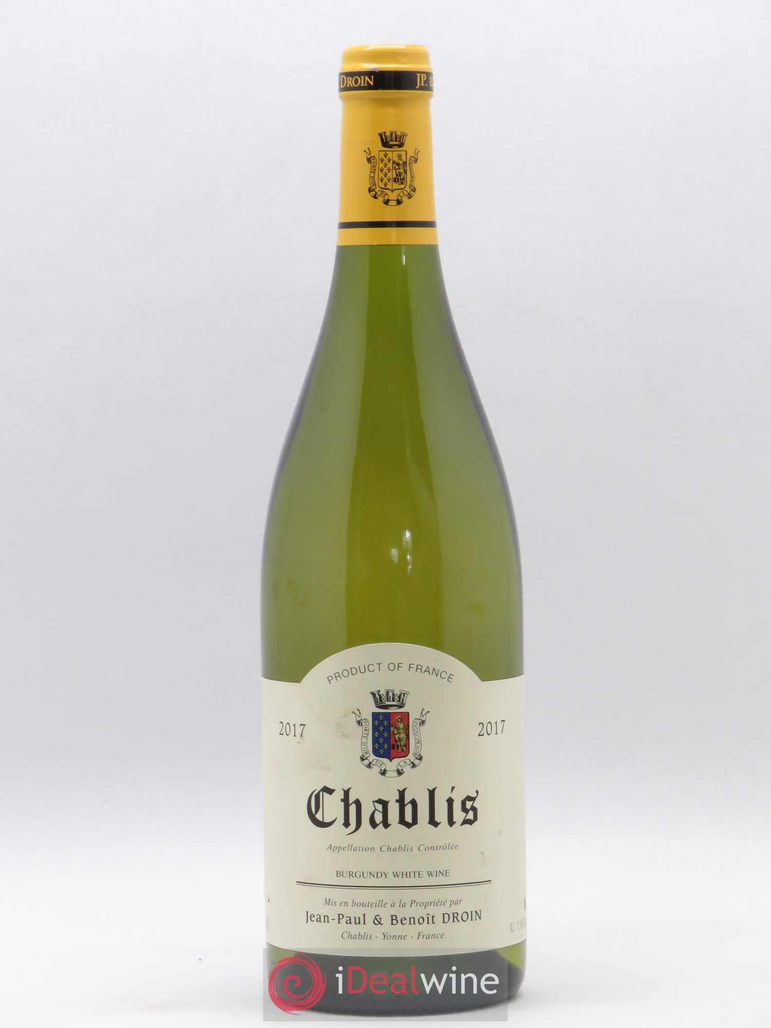 Chablis Jean-Paul & Benoît Droin (Domaine) 2017 - Lot of 1 bottle - 0