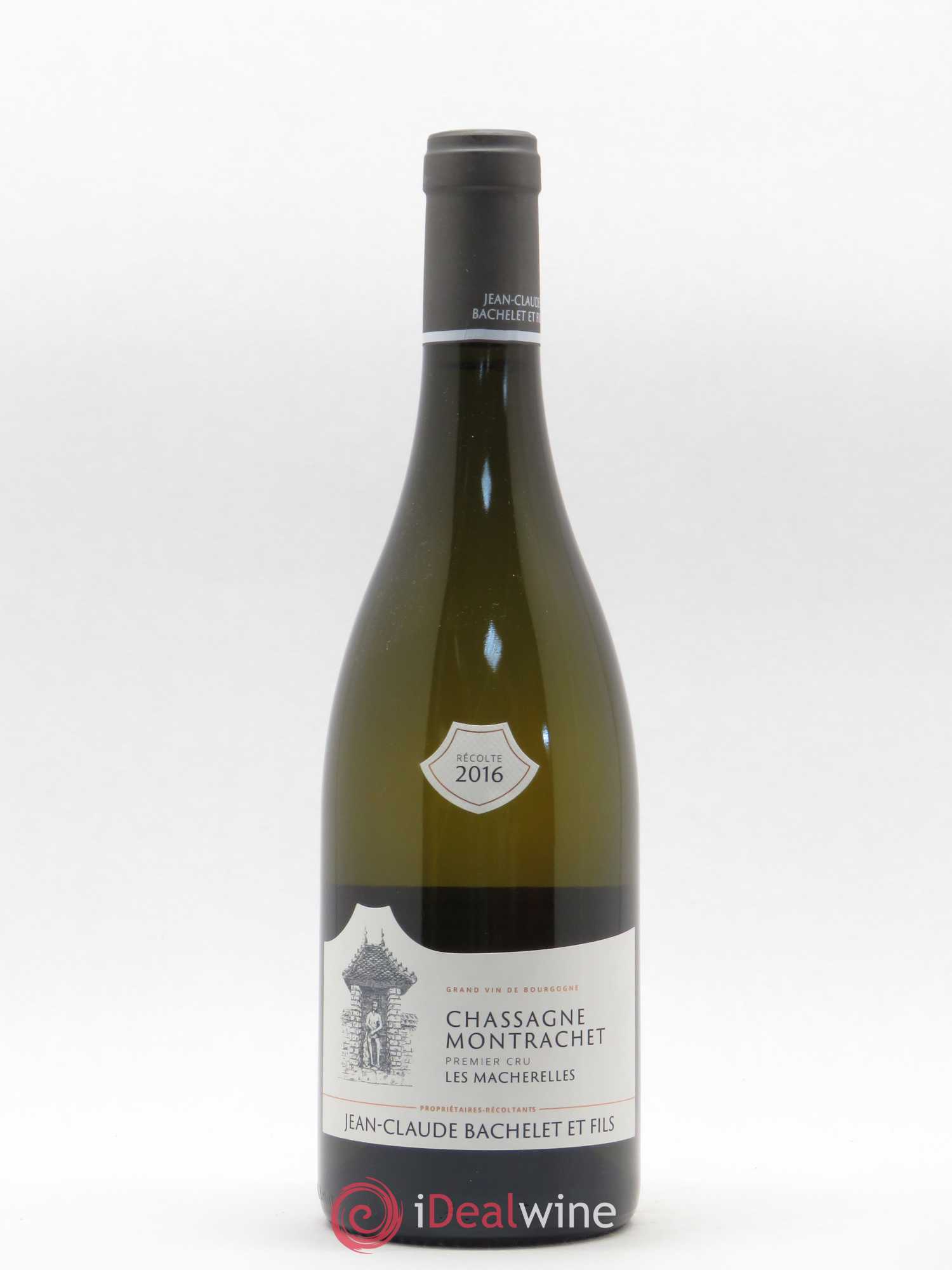 Chassagne-Montrachet 1er Cru Les Macherelles Bachelet-Monnot 2016 - Lot de 1 bouteille - 0