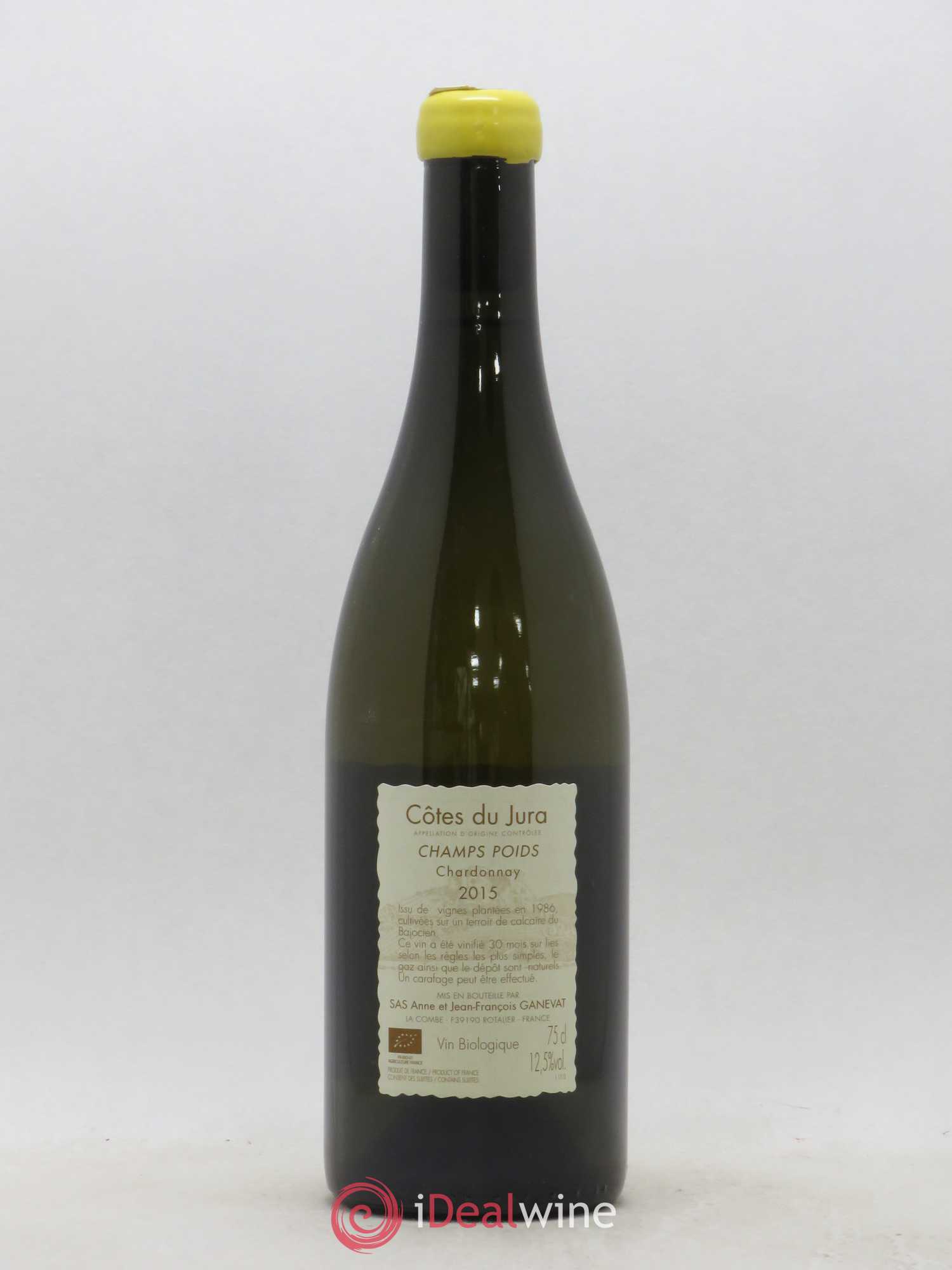 Côtes du Jura Champs Poids Anne et Jean François Ganevat 2015 - Lot de 1 bouteille - 1