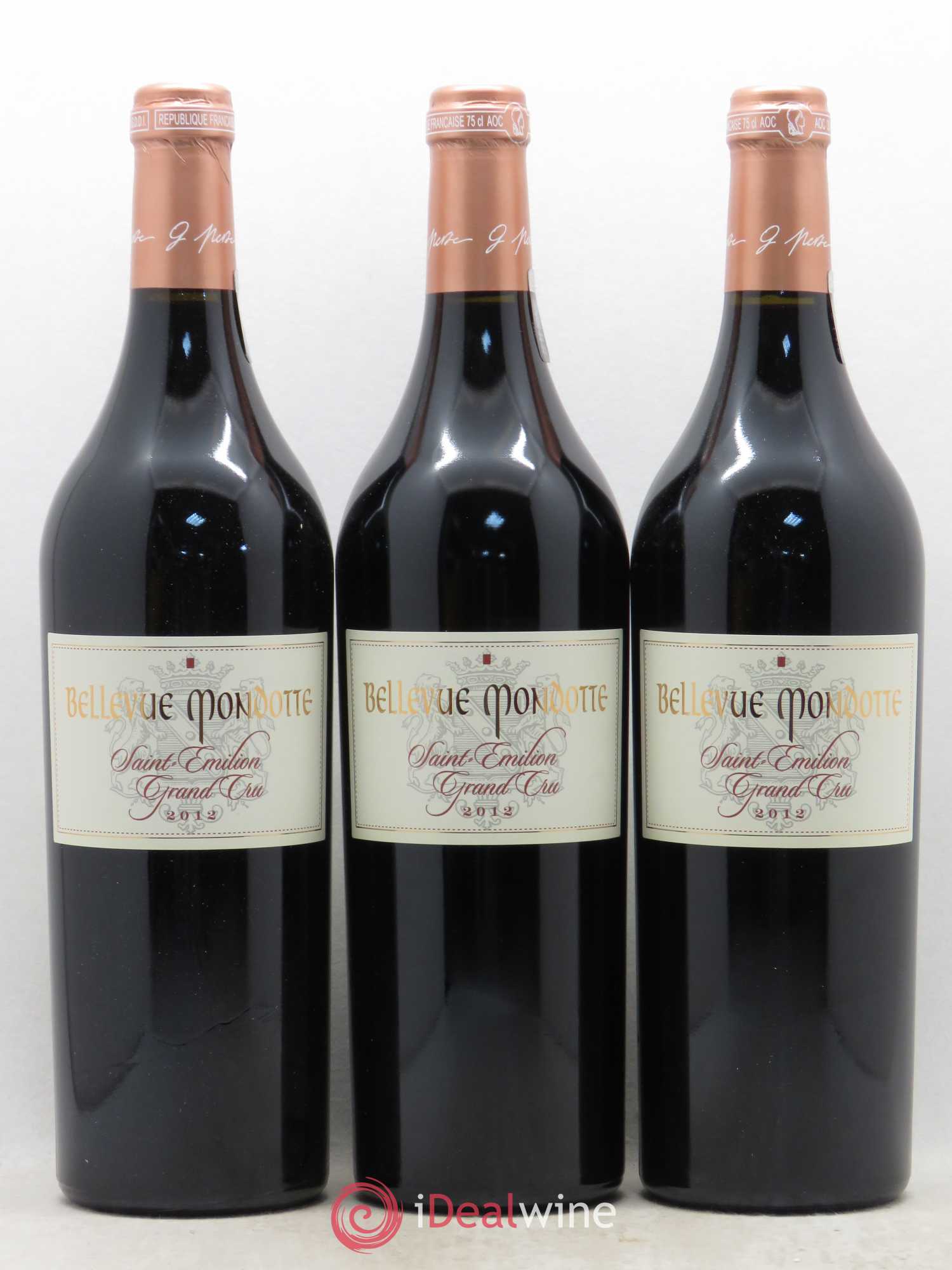 Château Bellevue Mondotte 2012 - Lot of 6 bottles - 1