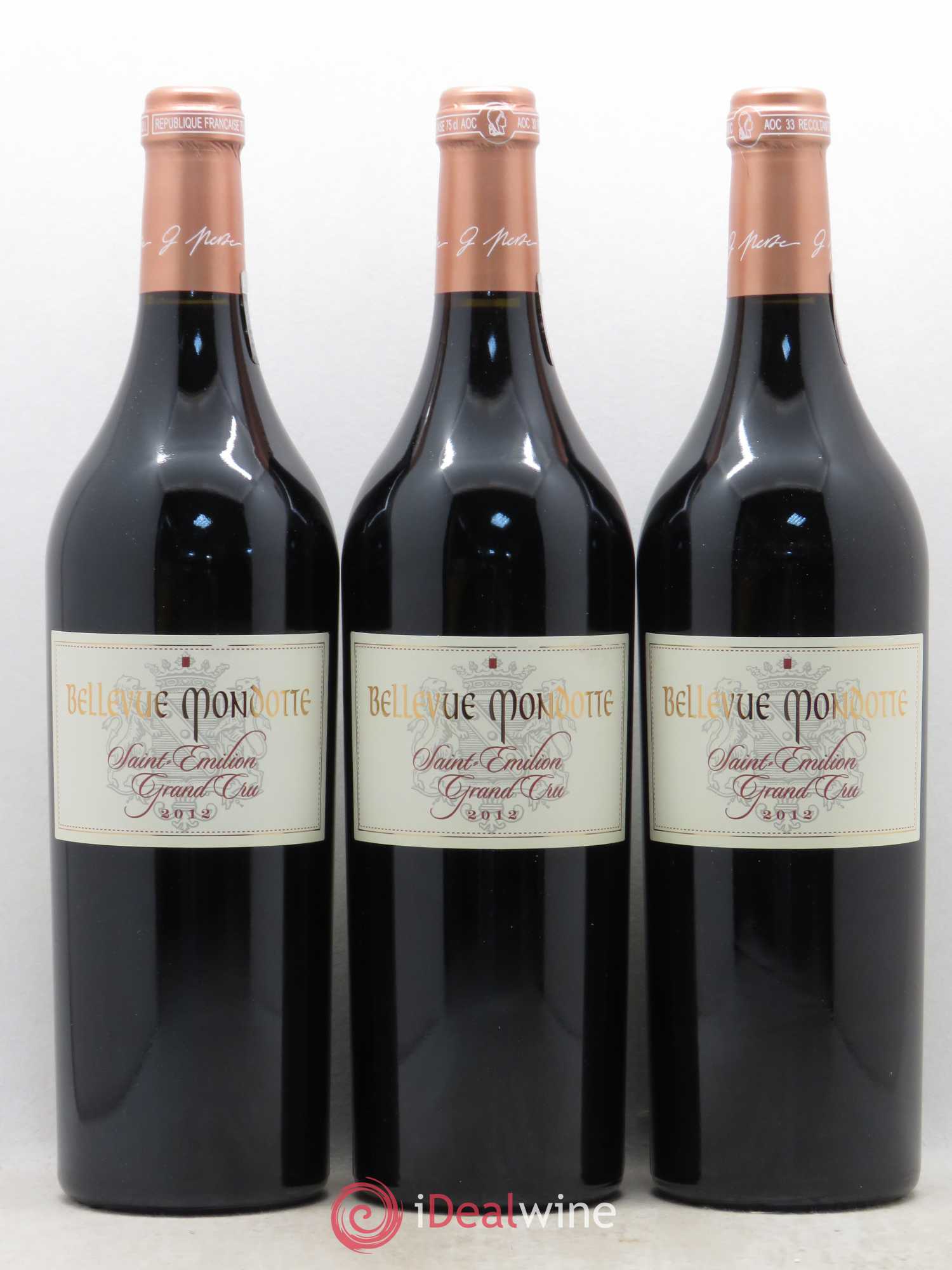 Château Bellevue Mondotte 2012 - Lot of 6 bottles - 2