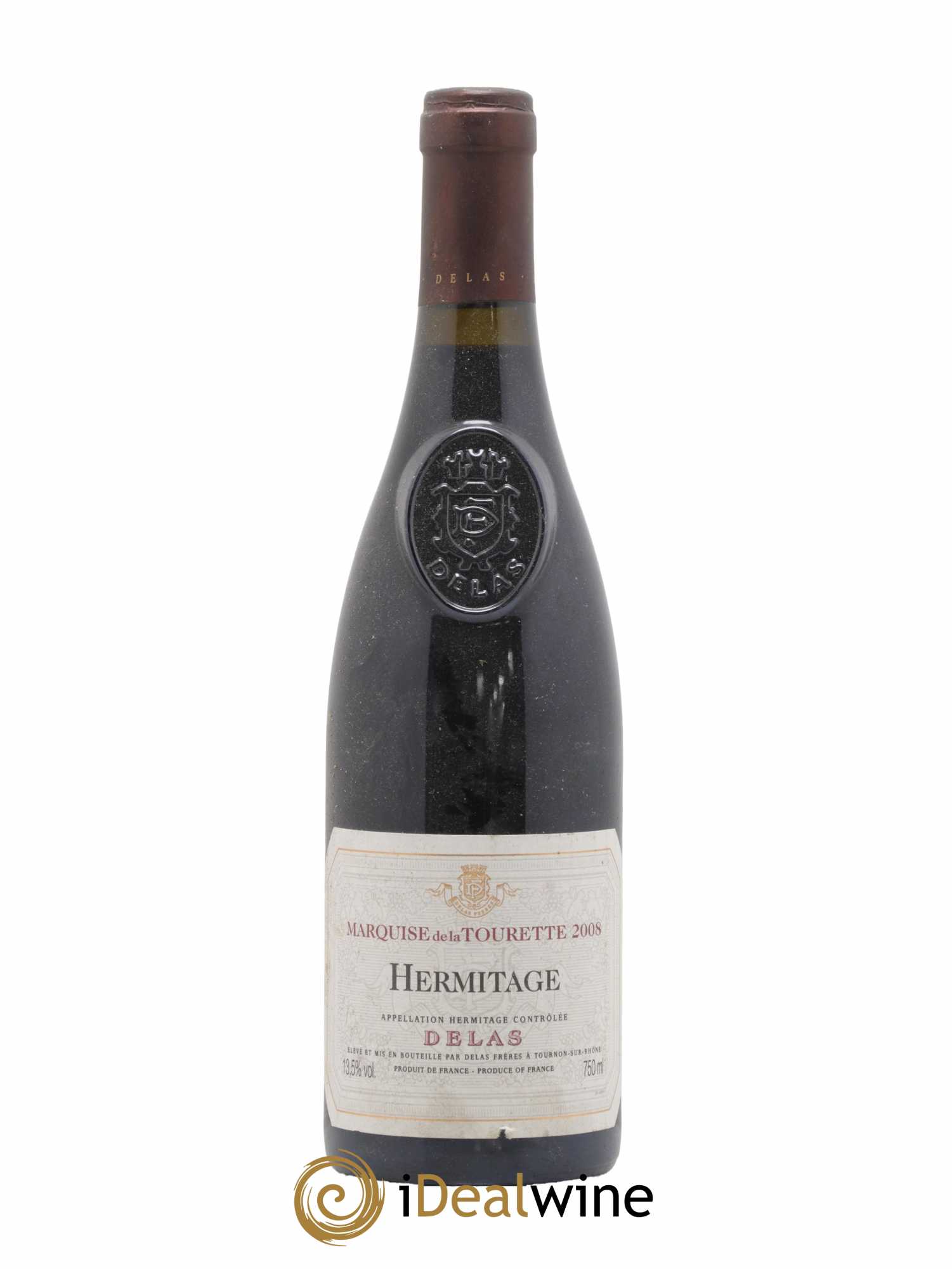 Hermitage Marquise de la Tourette Delas Frères 2008 - Posten von 1 Flasche - 0