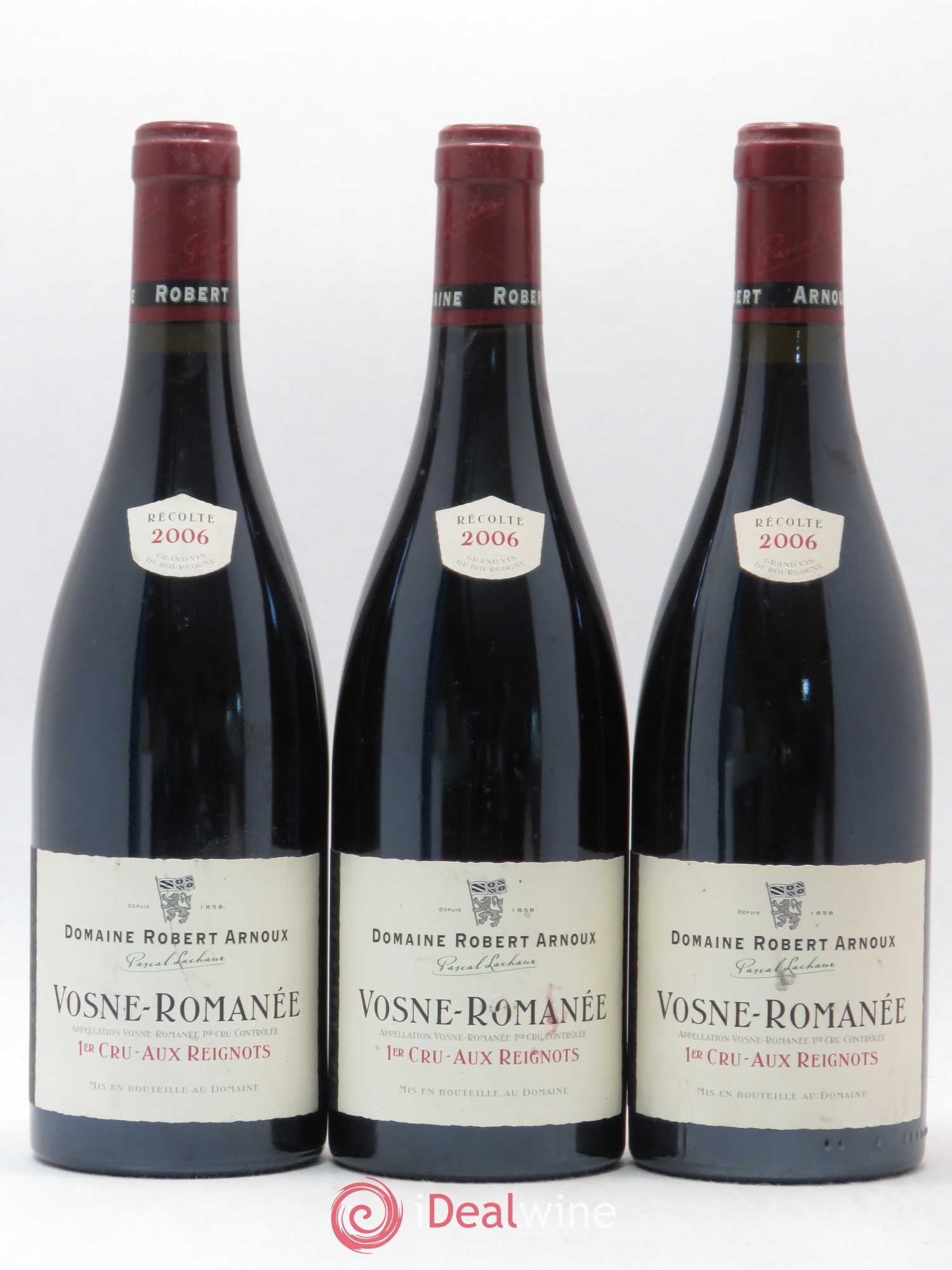 Vosne-Romanée 1er Cru Domaine Robert Arnoux 2006 - Lot of 3 bottles - 0