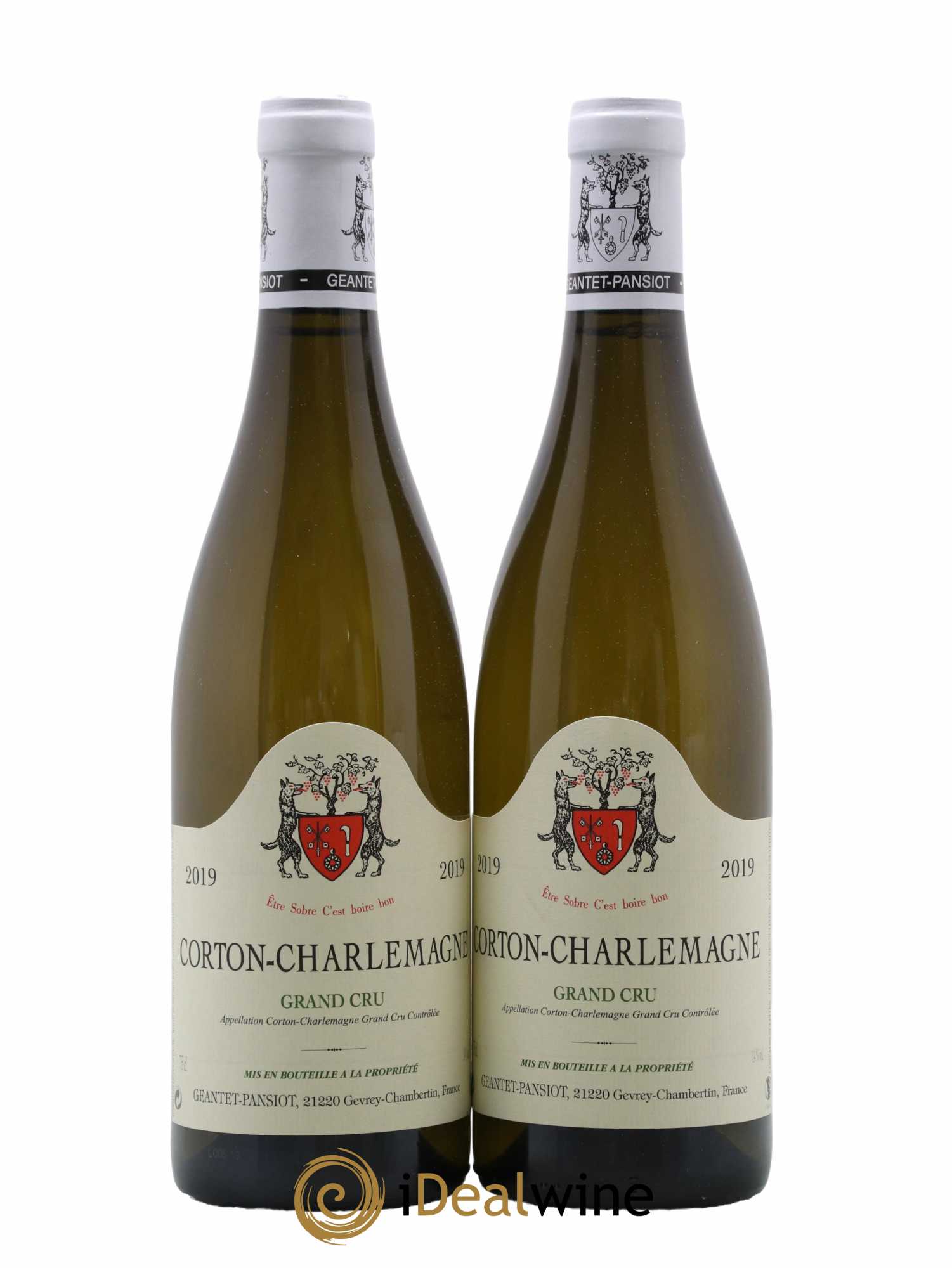 Corton Charlemagne Grand Cru Geantet-Pansiot 2019 - Lot de 2 bouteilles - 0