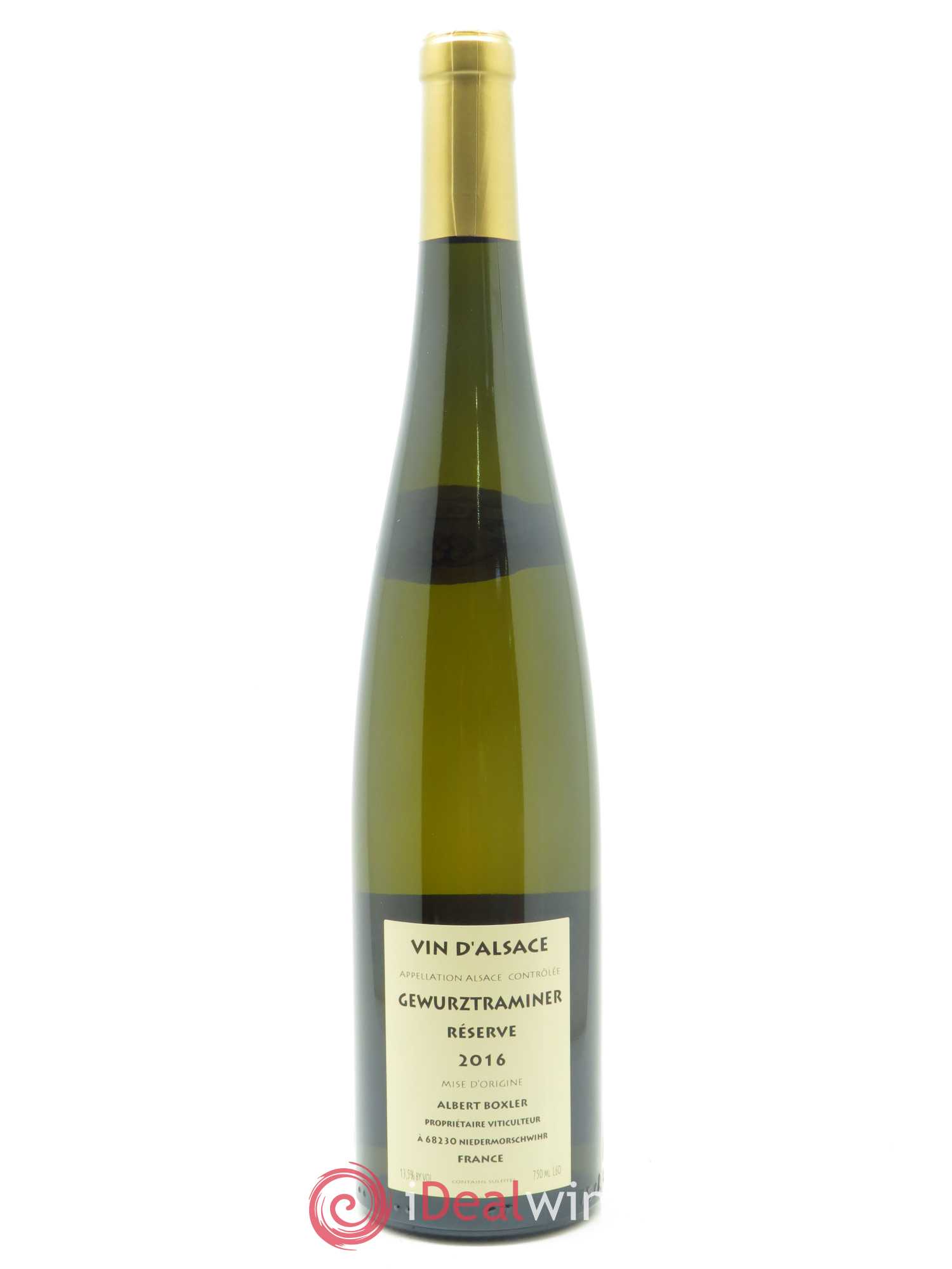 Alsace Gewurztraminer Réserve Albert Boxler 2016 - Lot of 1 bottle - 1