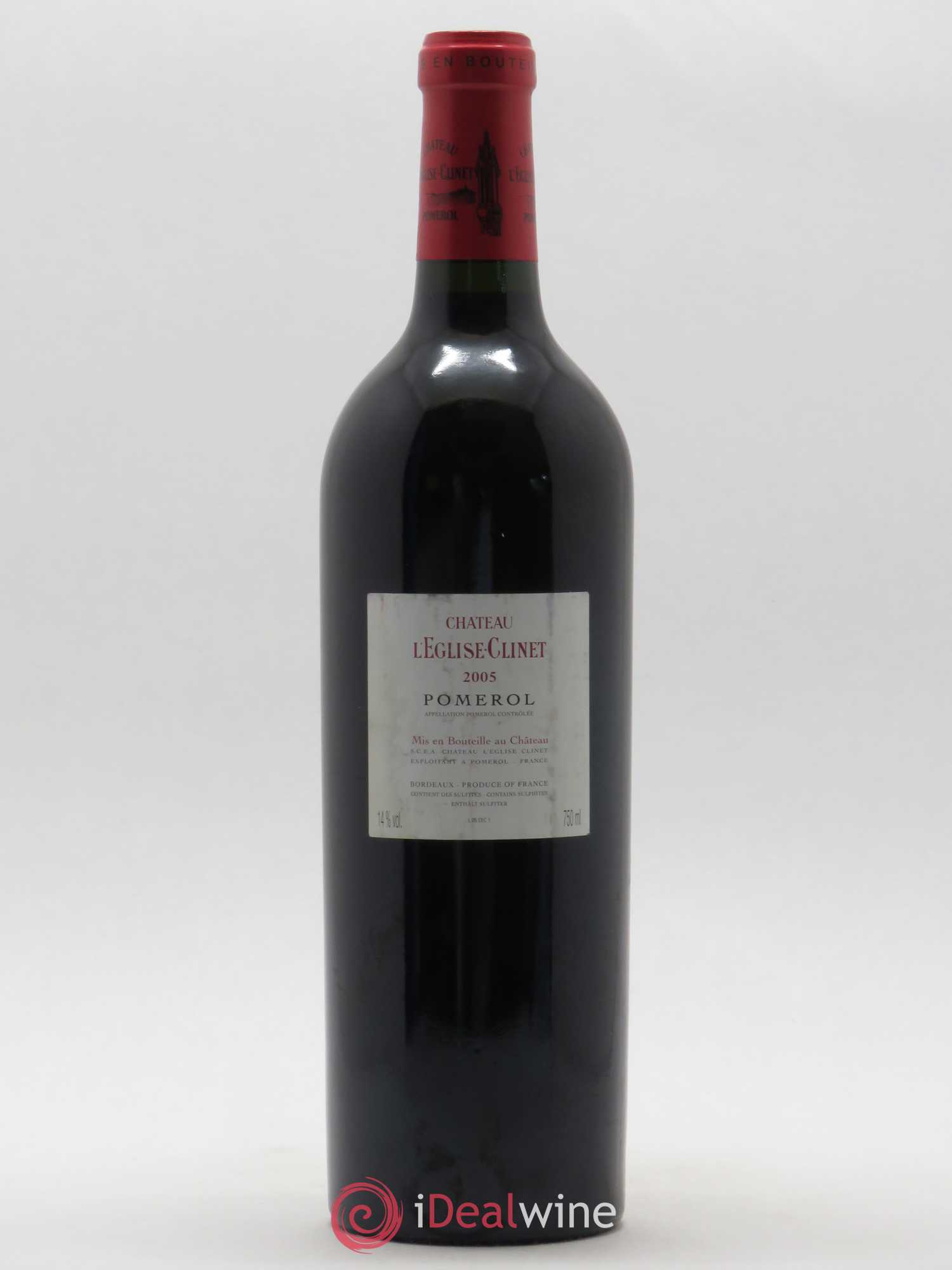 Château l' Église Clinet 2005 - Lot de 1 bouteille - 1