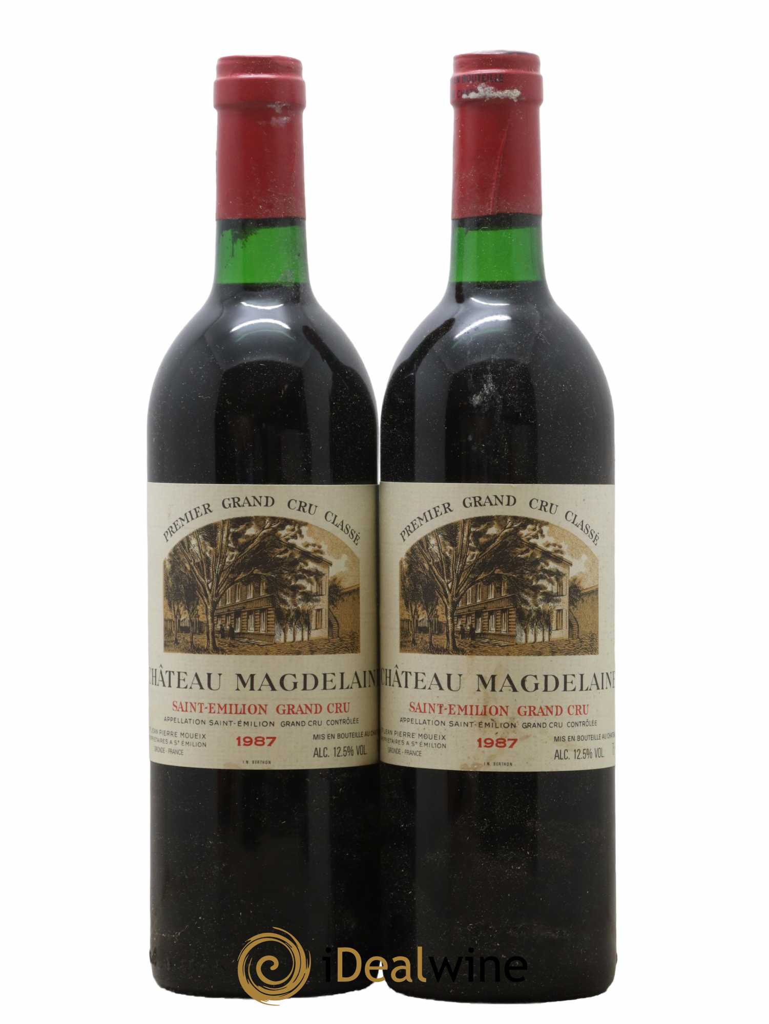 Château Magdelaine 1987 - Lot de 2 bouteilles - 0