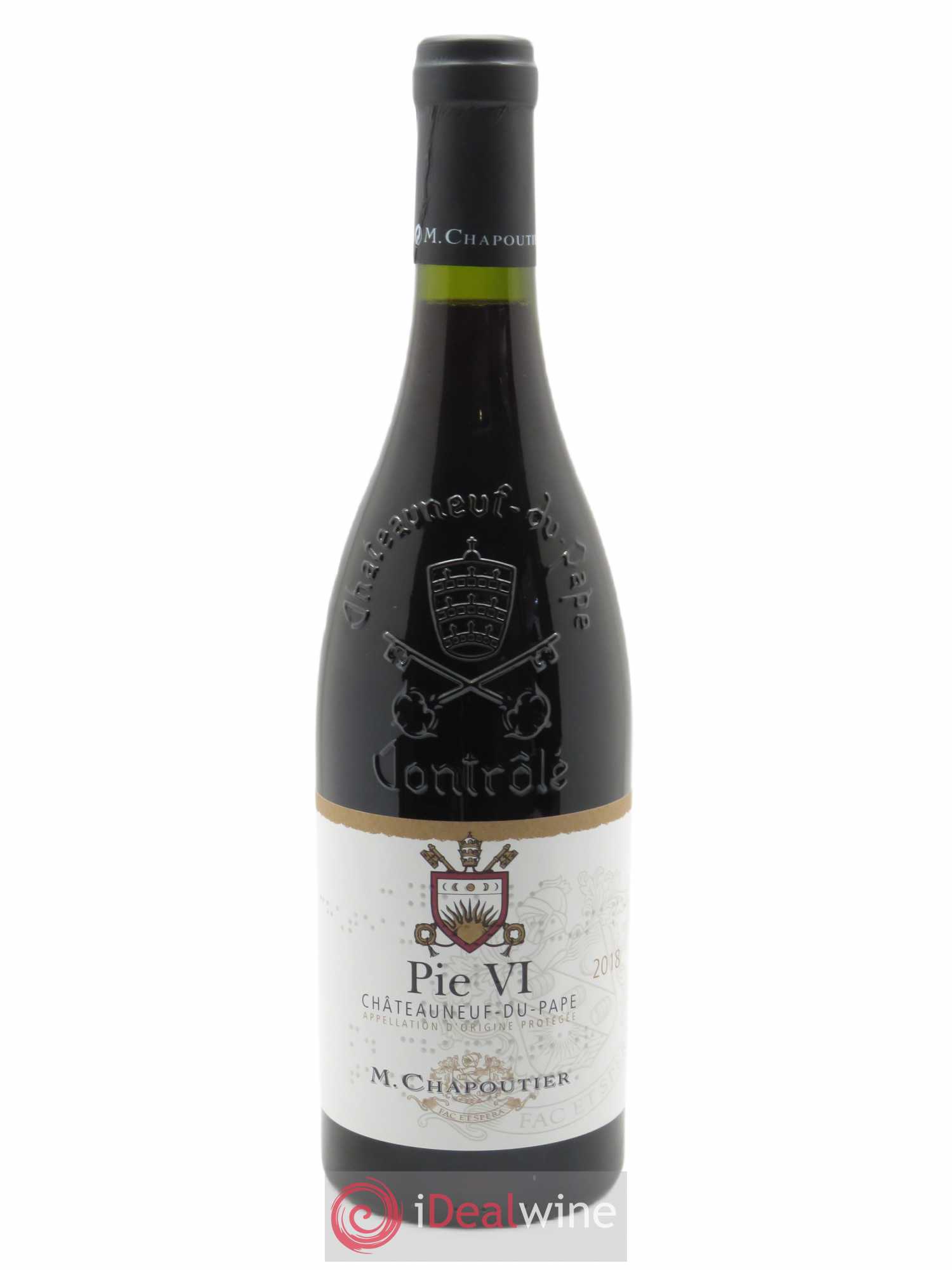 Châteauneuf-du-Pape Pie VI  Chapoutier 2018 - Lotto di 1 bottiglia - 0