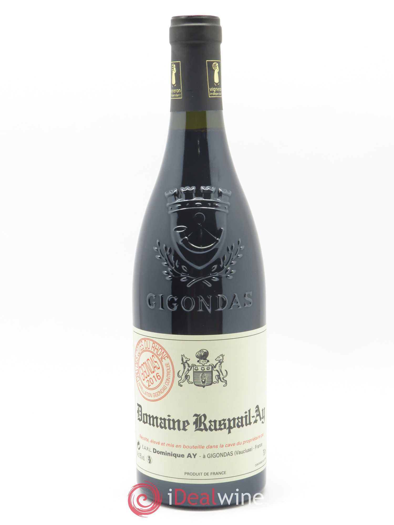 Gigondas Raspail-Ay 2016 - Lot de 1 bouteille - 0