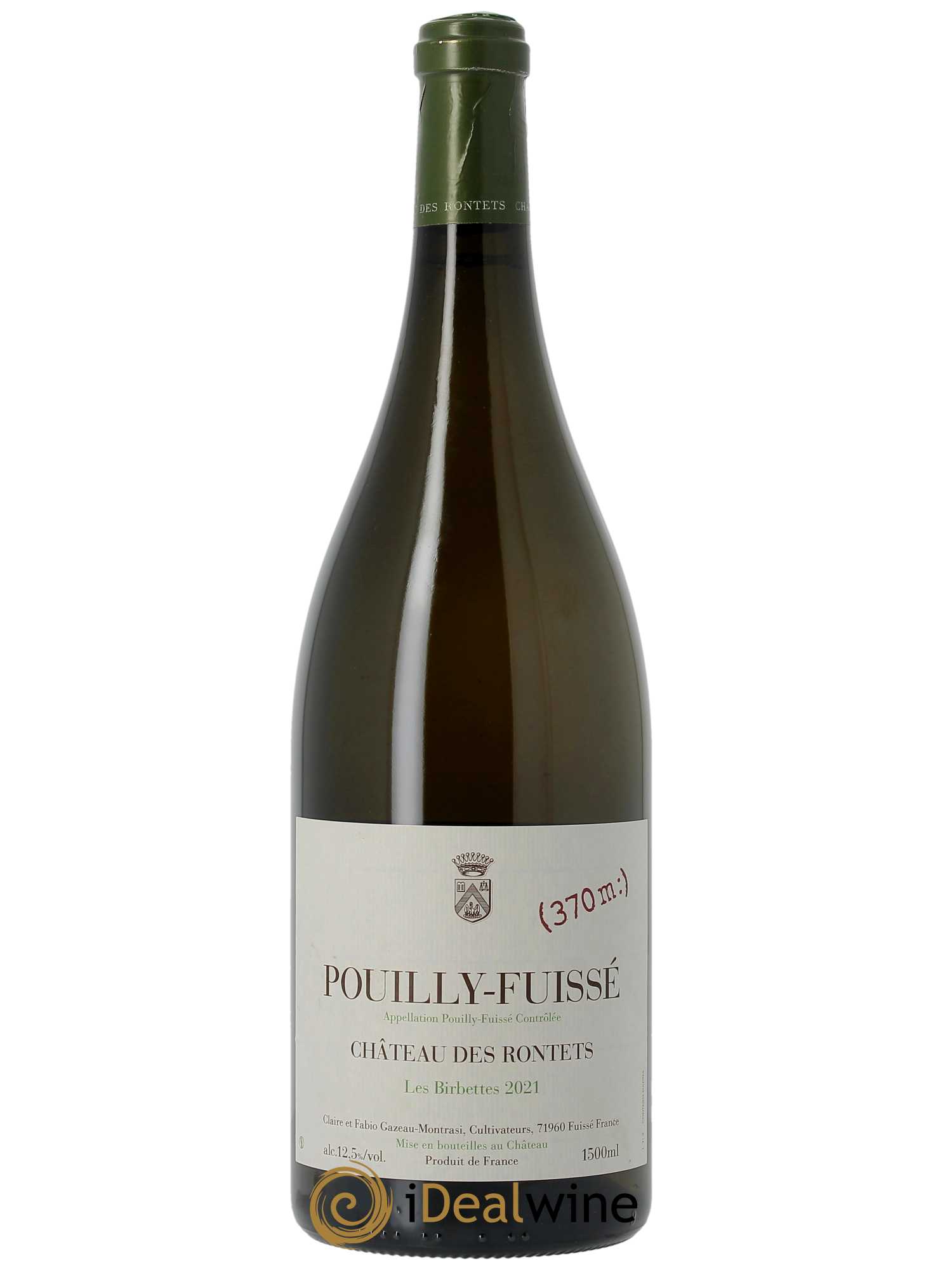 Pouilly-Fuissé Les Birbettes Château des Rontets 2021 - Lot de 1 magnum - 0