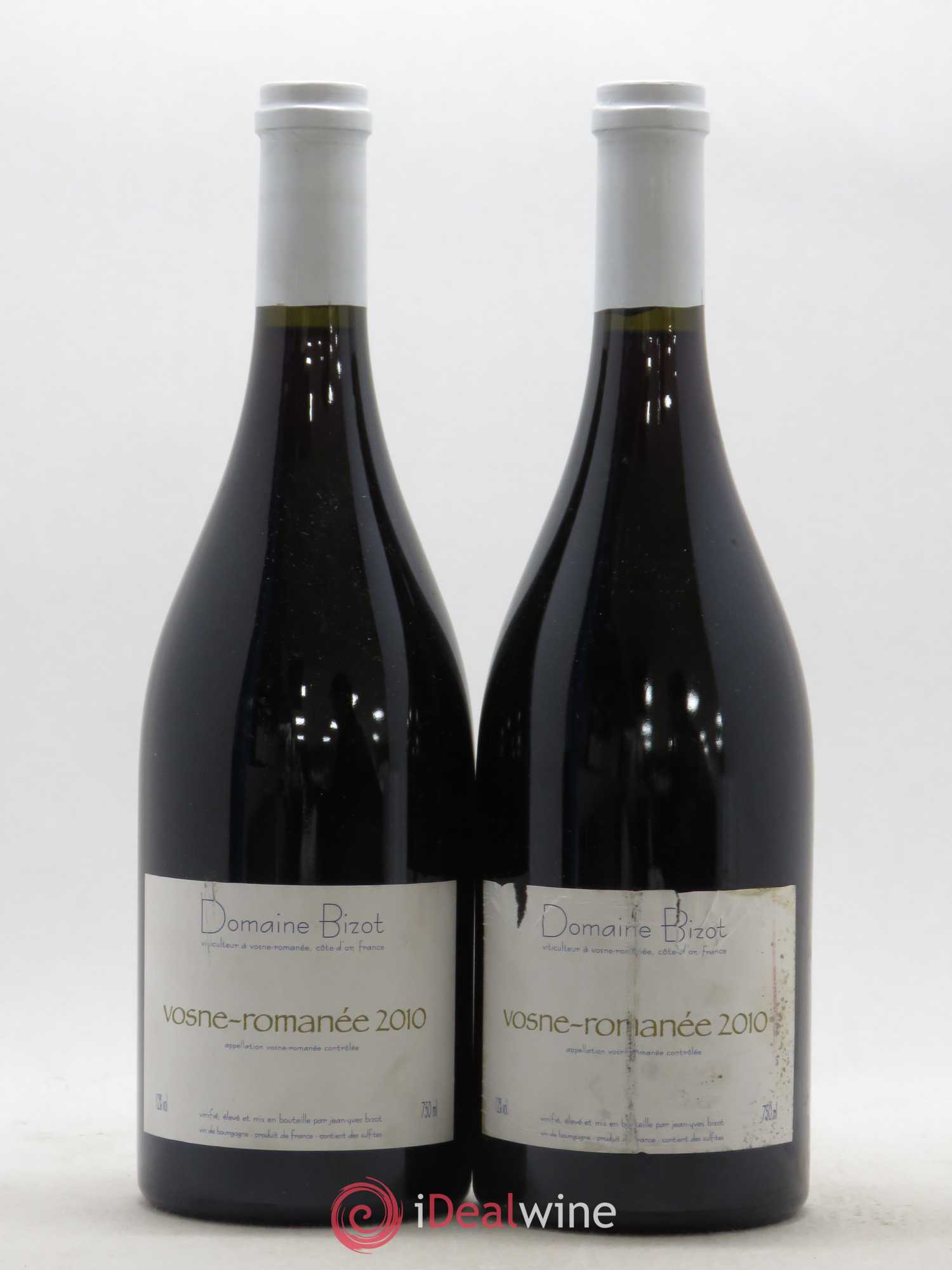 Vosne-Romanée Bizot (Domaine) 2010 - Lot de 2 bouteilles - 0