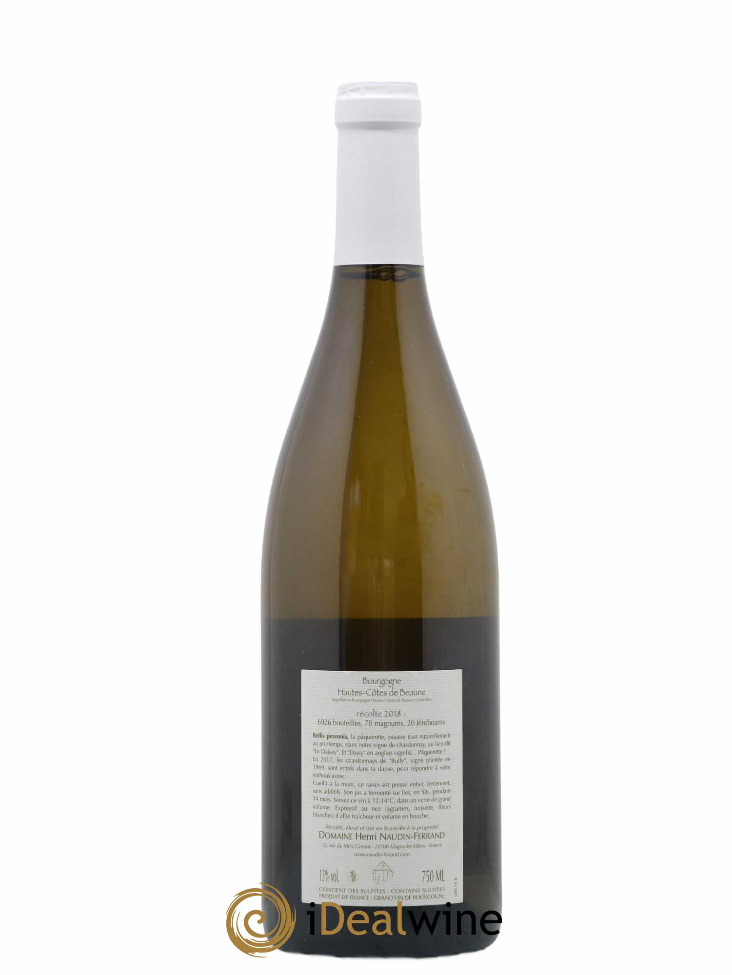 Hautes Côtes de Beaune Bellis Perennis Naudin-Ferrand (Domaine) 2018 - Lot de 1 bouteille - 1