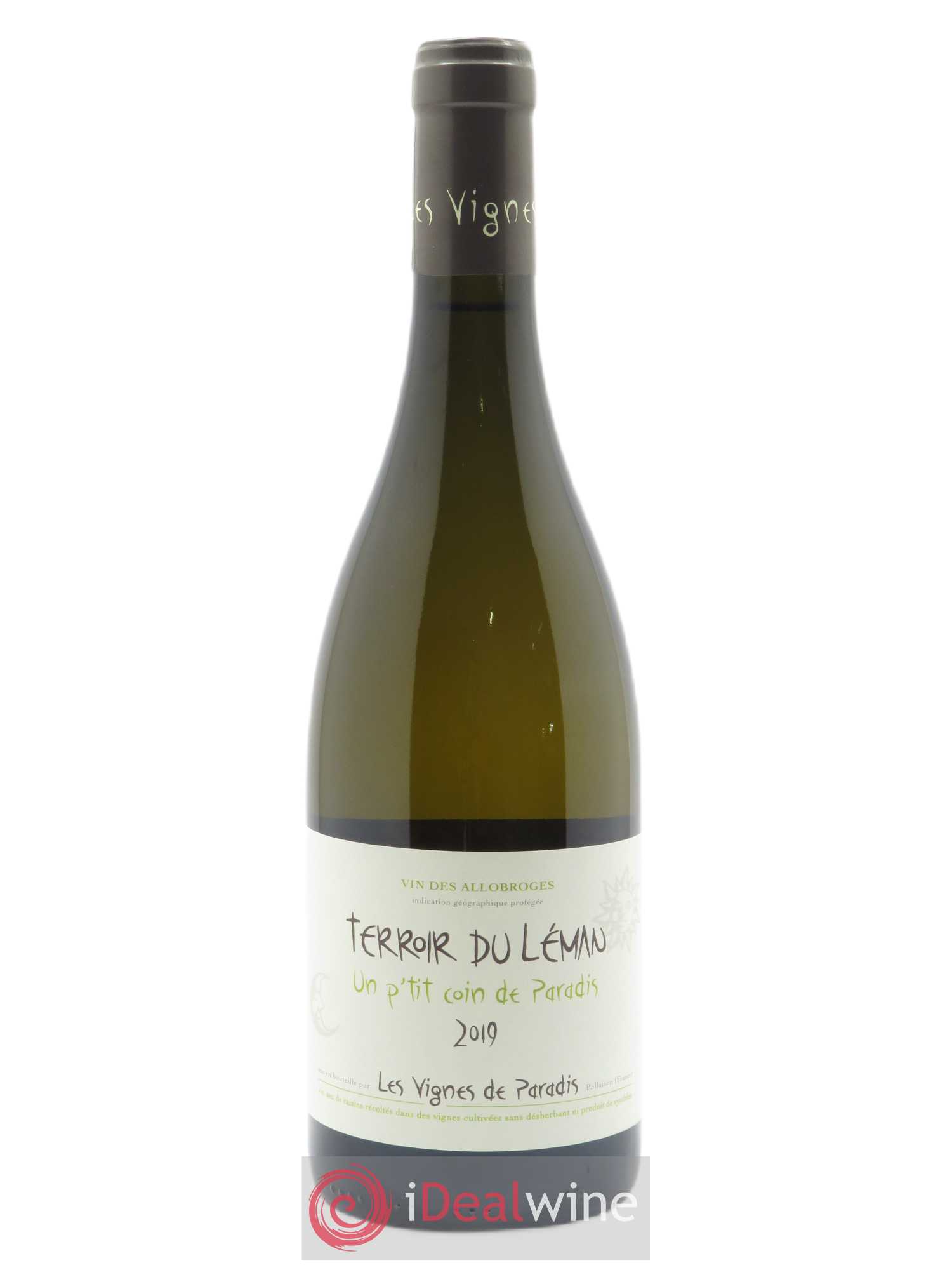 IGP Vin des Allobroges Chasselas Un p'tit coin de paradis Les Vignes de Paradis 2019 - Posten von 1 Flasche - 0