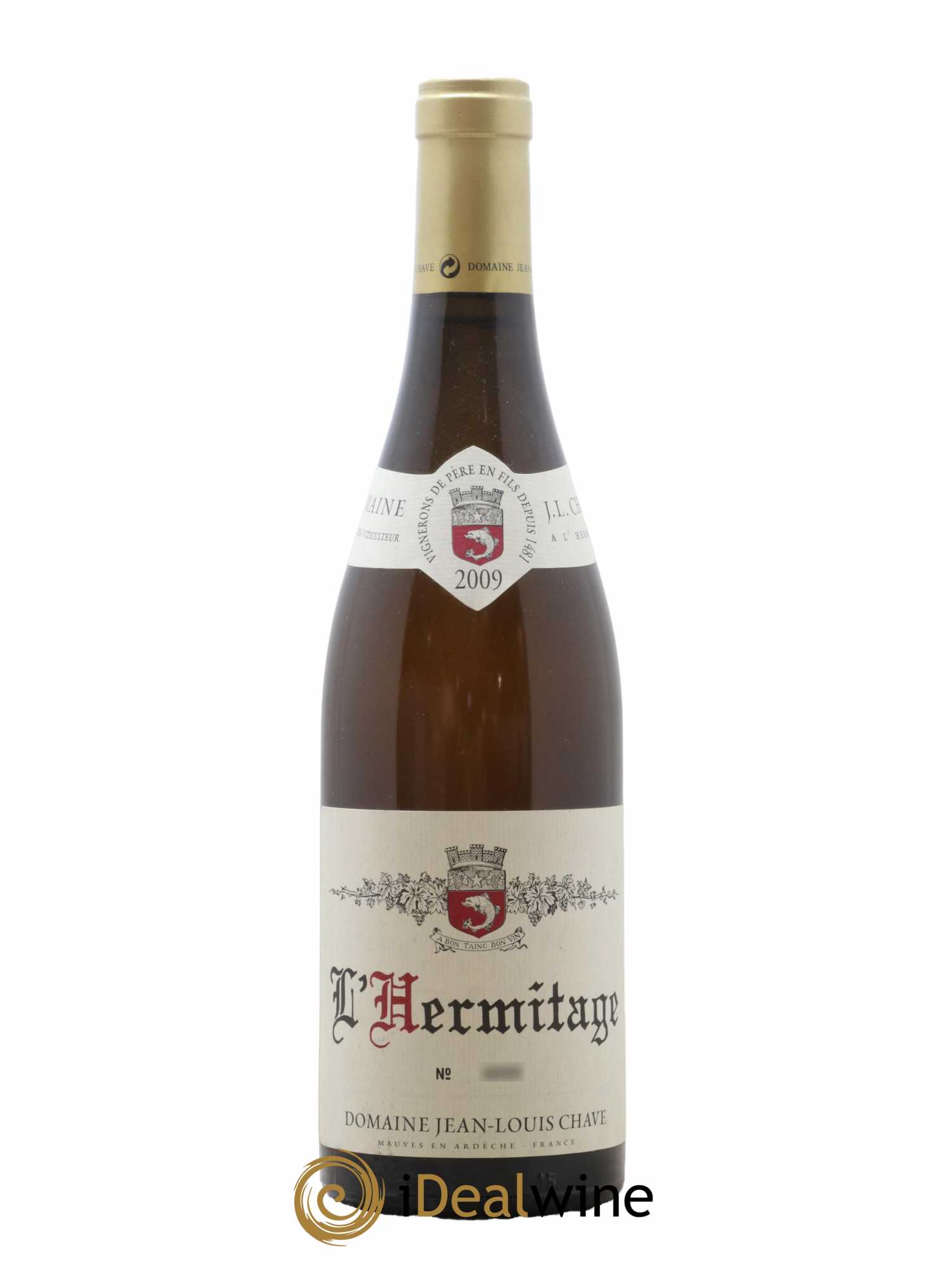 Hermitage Jean-Louis Chave 2009 - Posten von 1 Flasche - 0